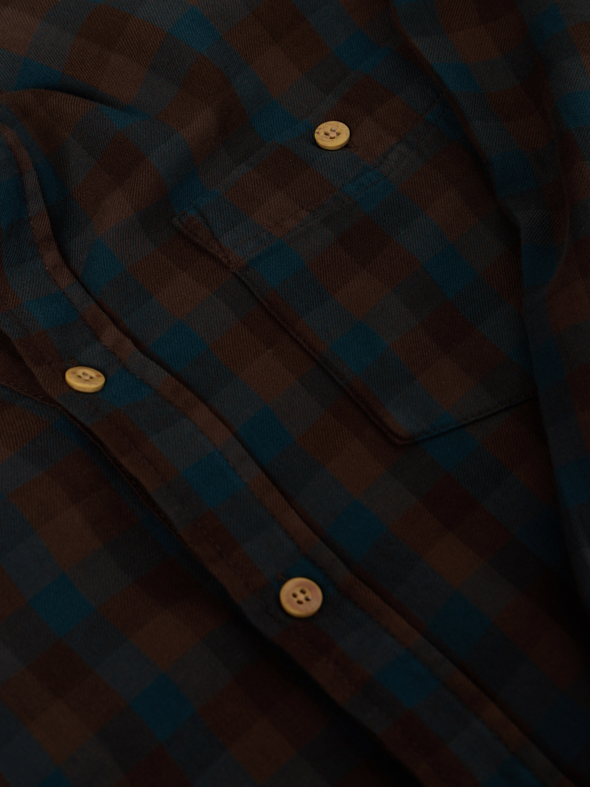 Camisa xadrez com bolso