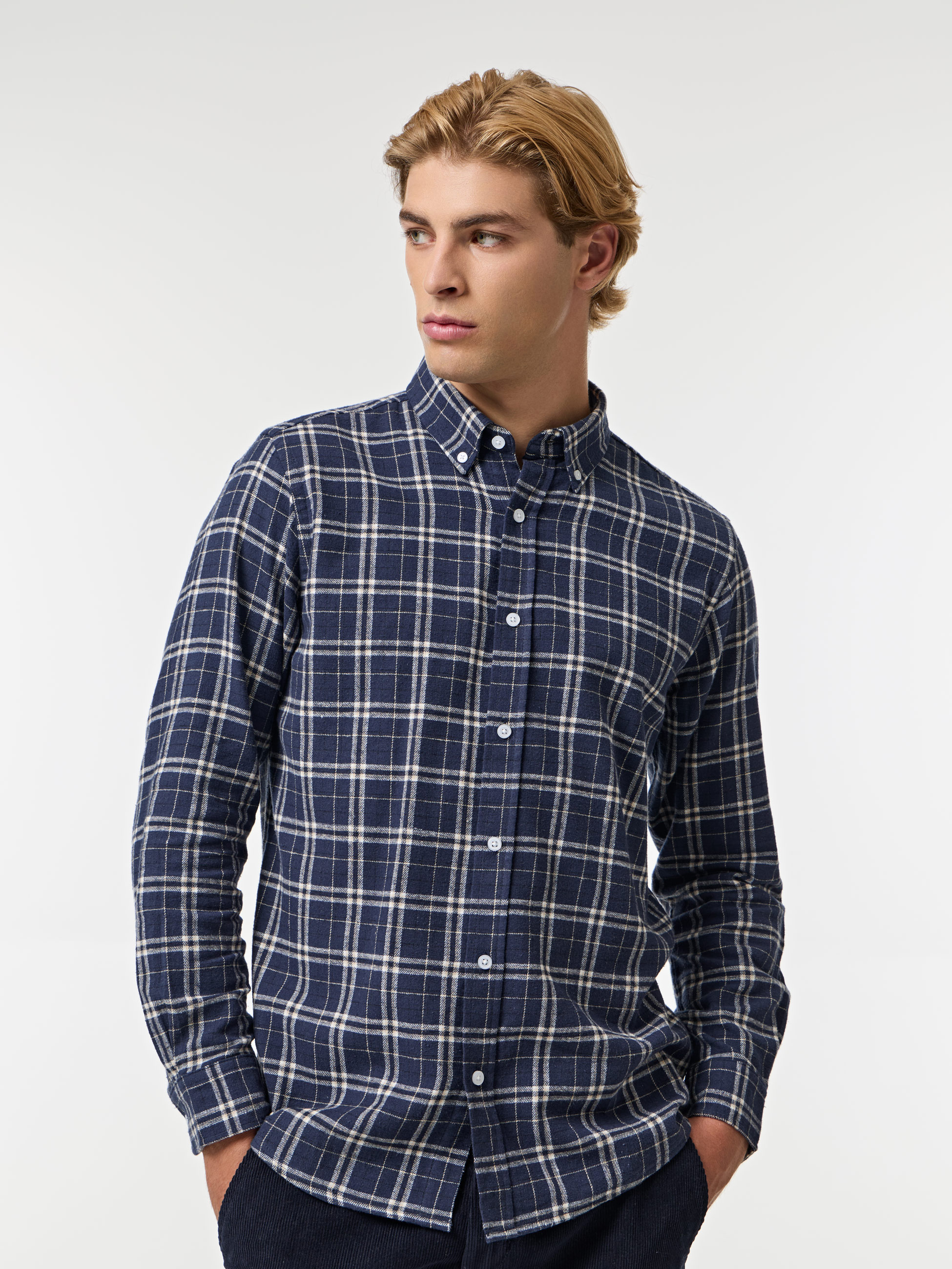 Camisa xadrez em flanela