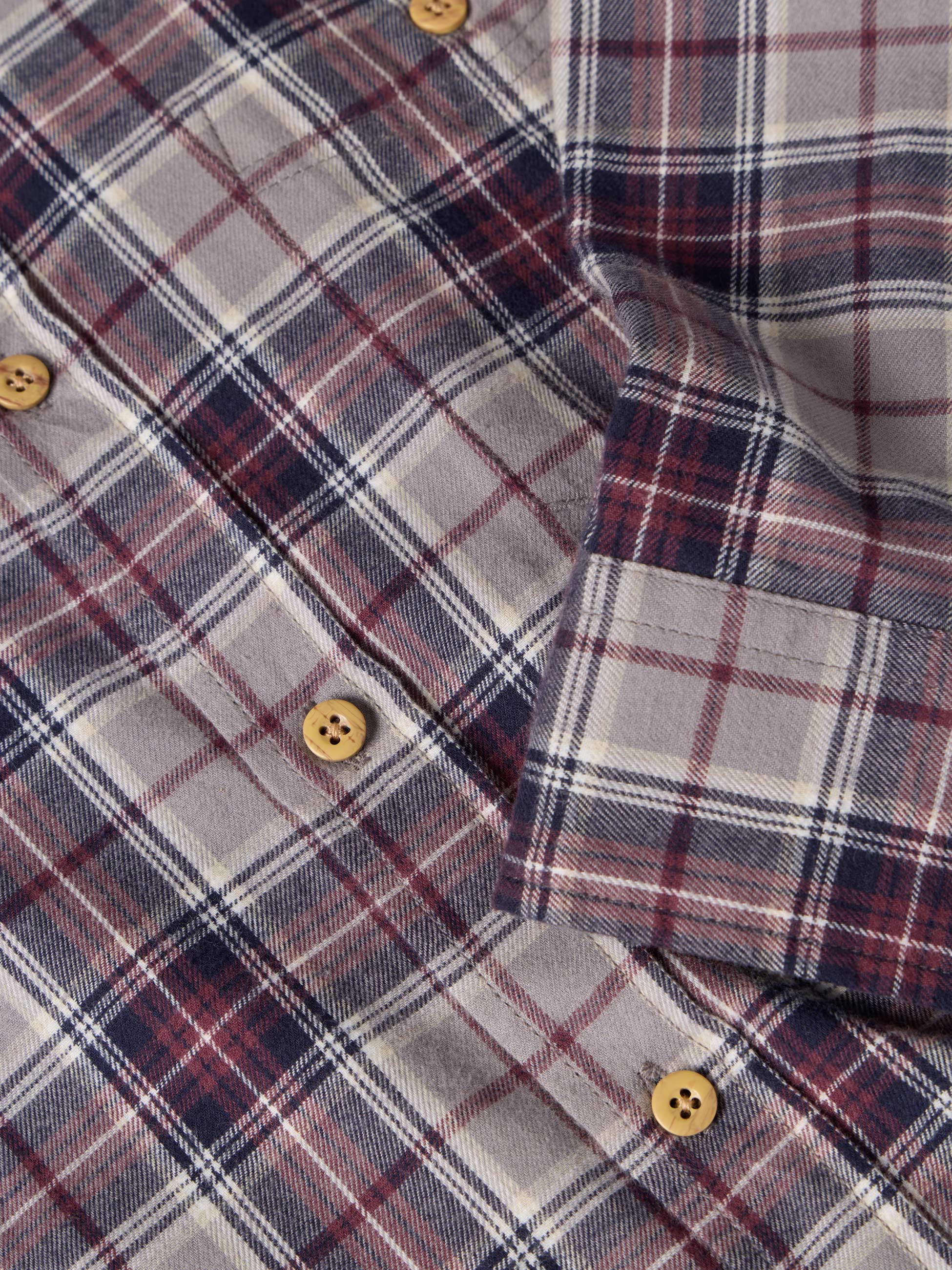 Camisa xadrez em flanela