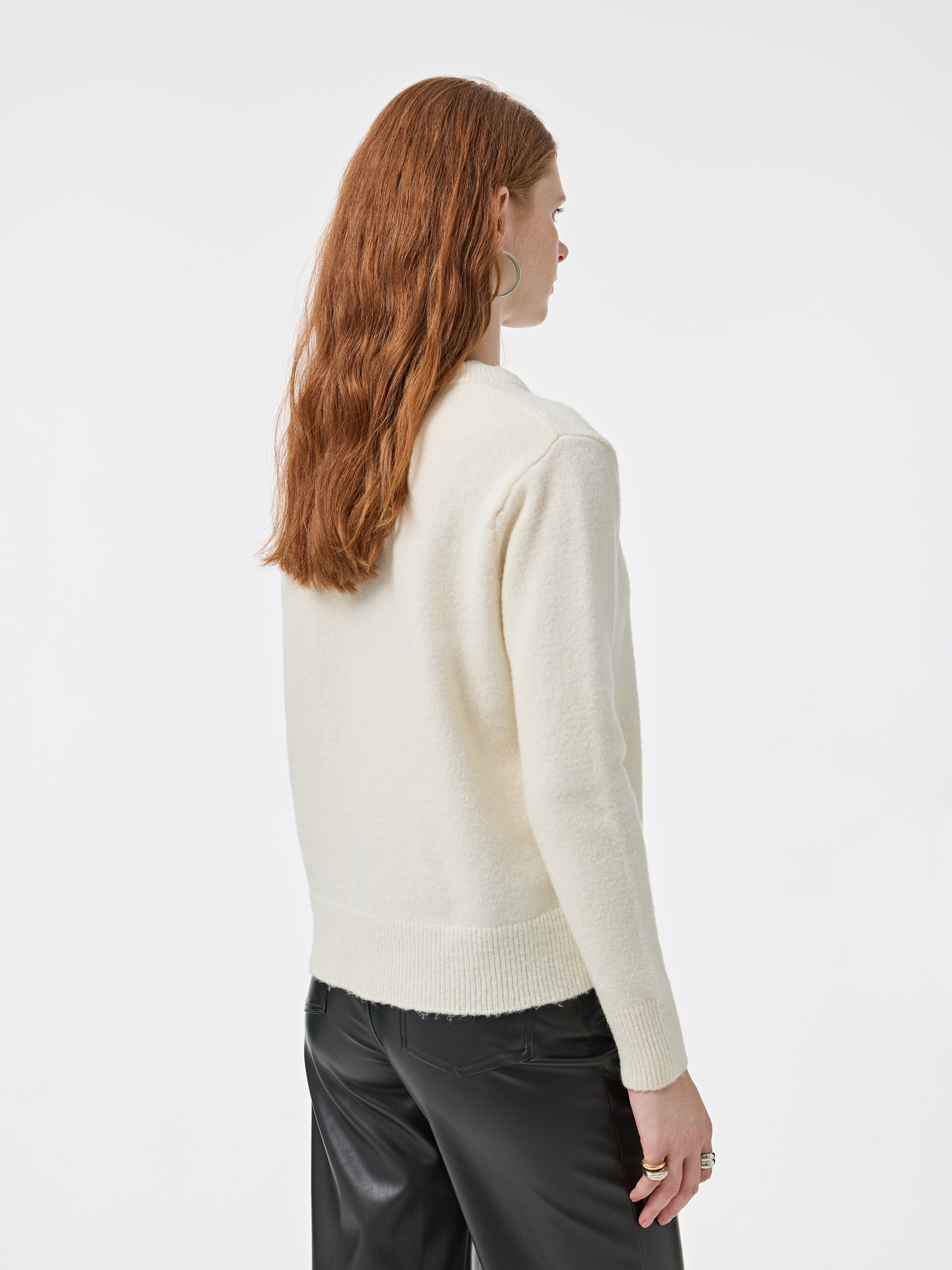 Camisola de malha com bordado