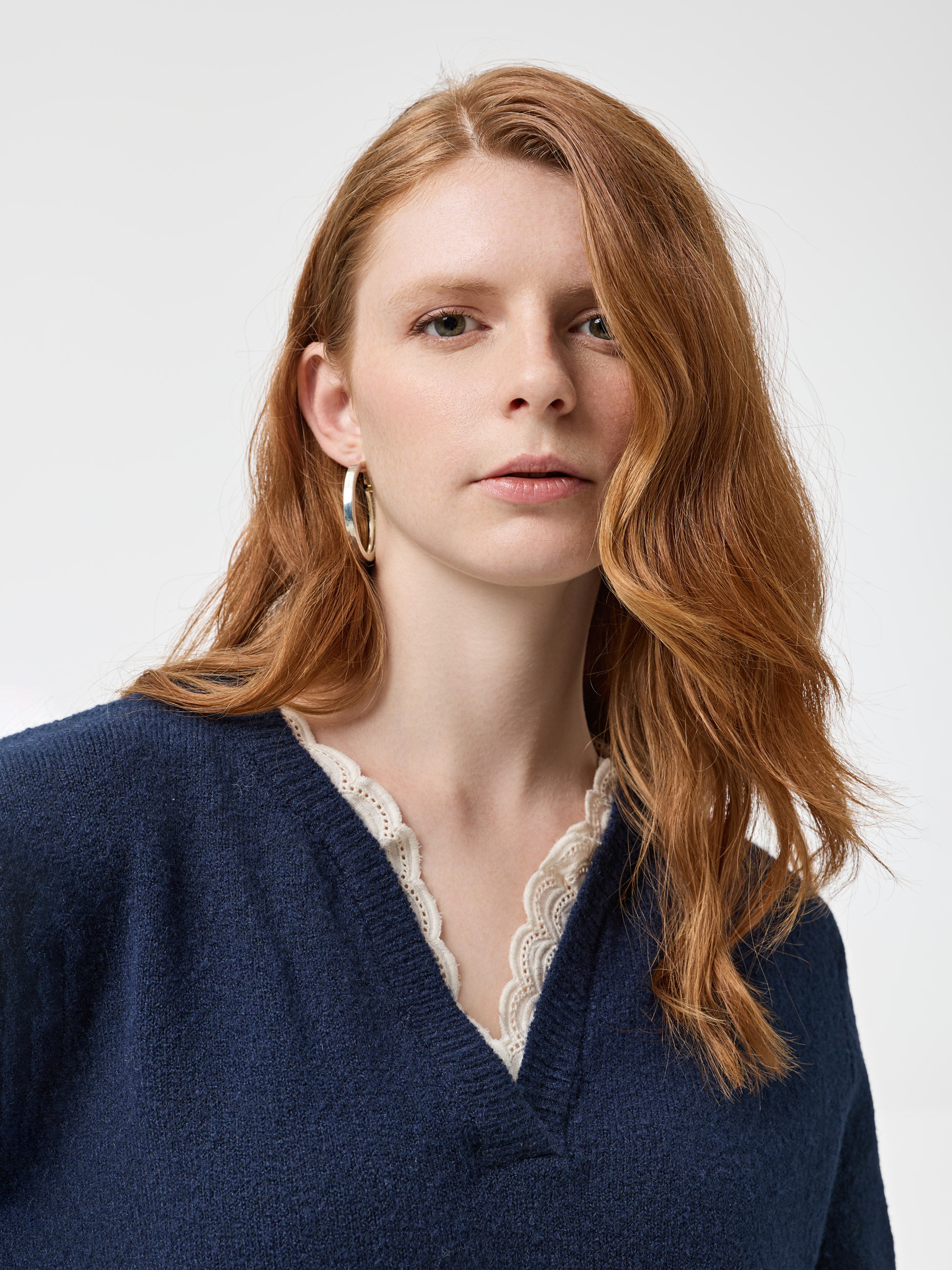 Camisola de malha com bordado