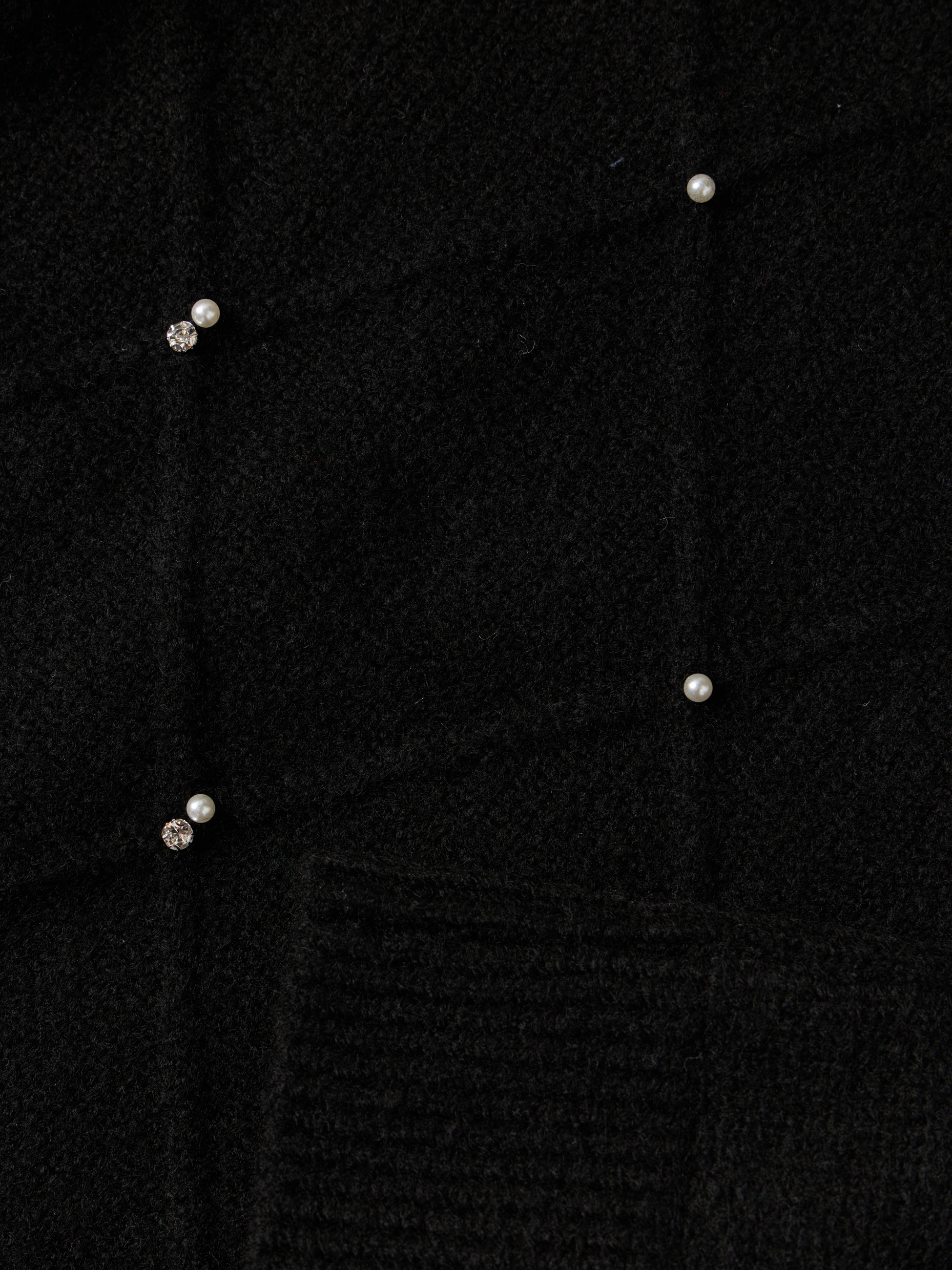 Camisola de malha com pérolas