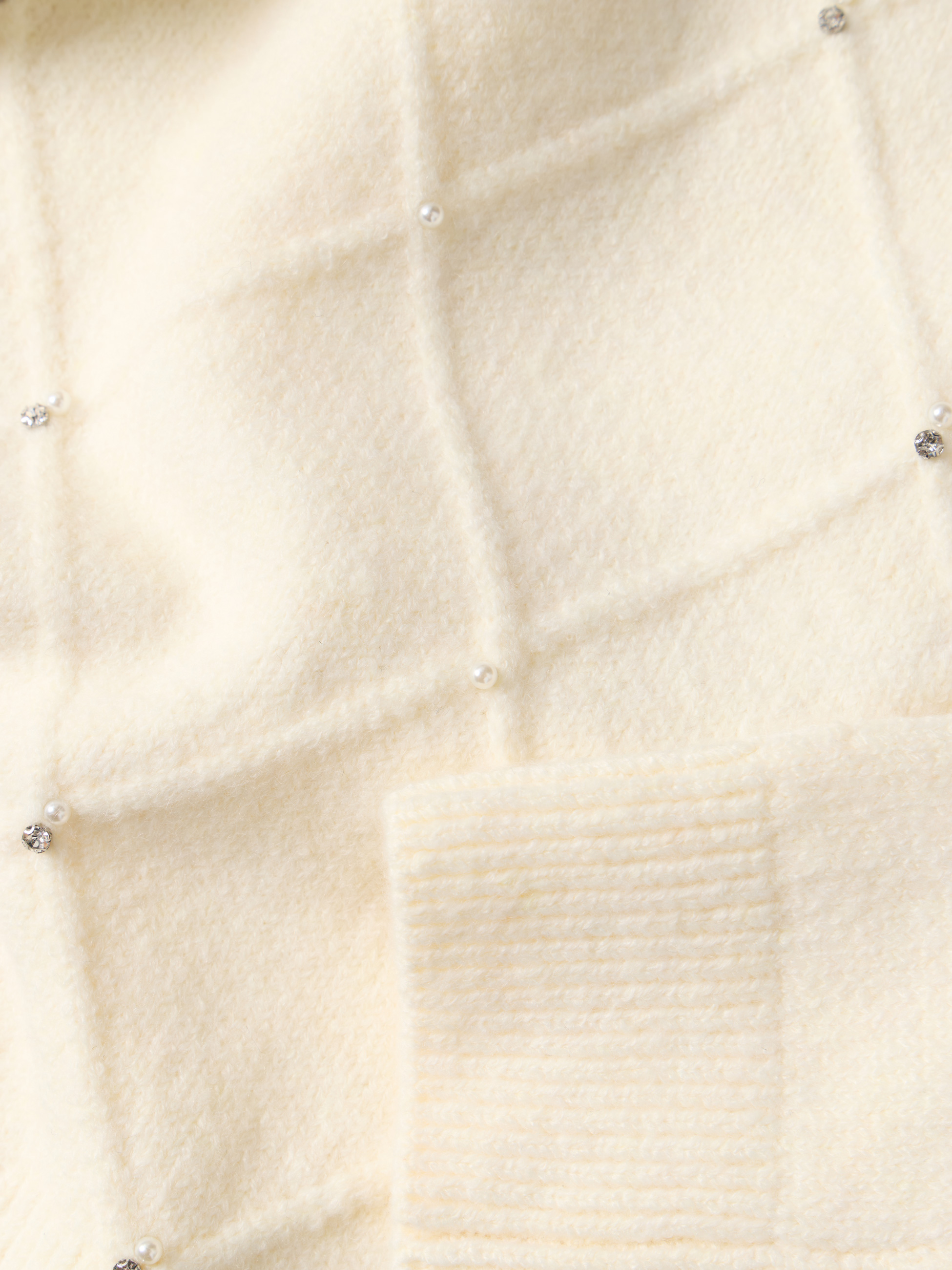 Camisola de malha com pérolas