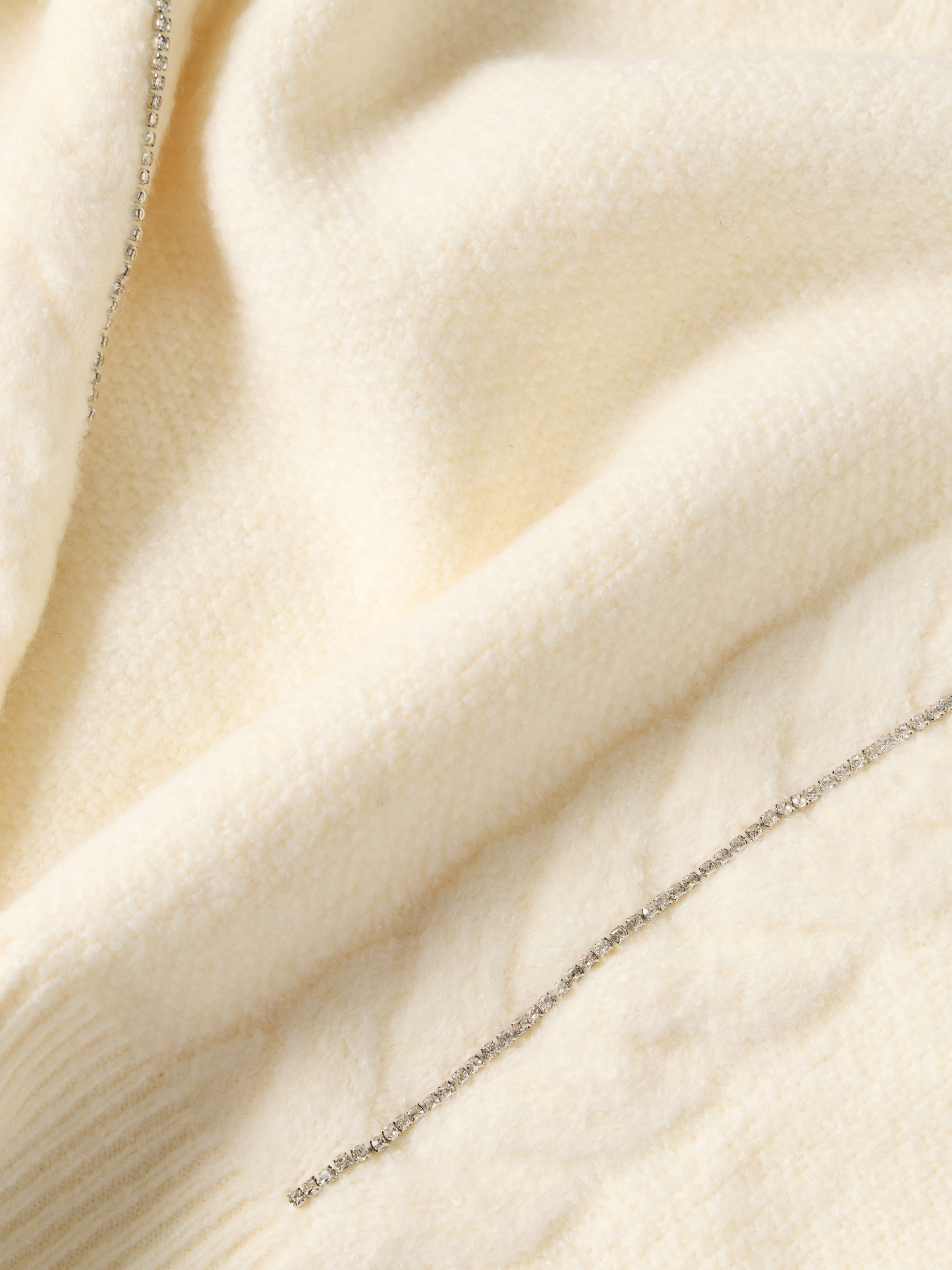 Camisola de malha com strass