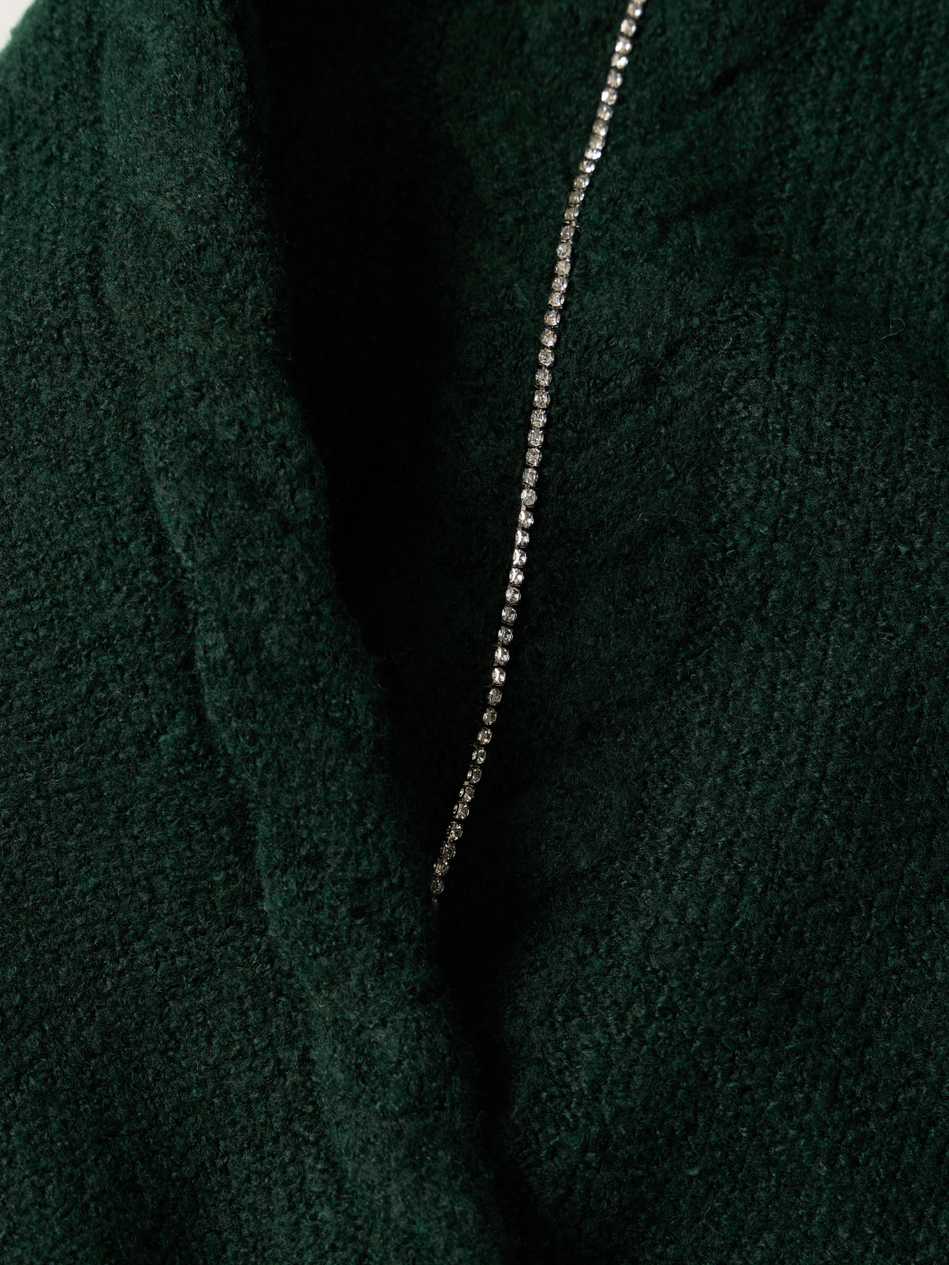 Camisola de malha com strass