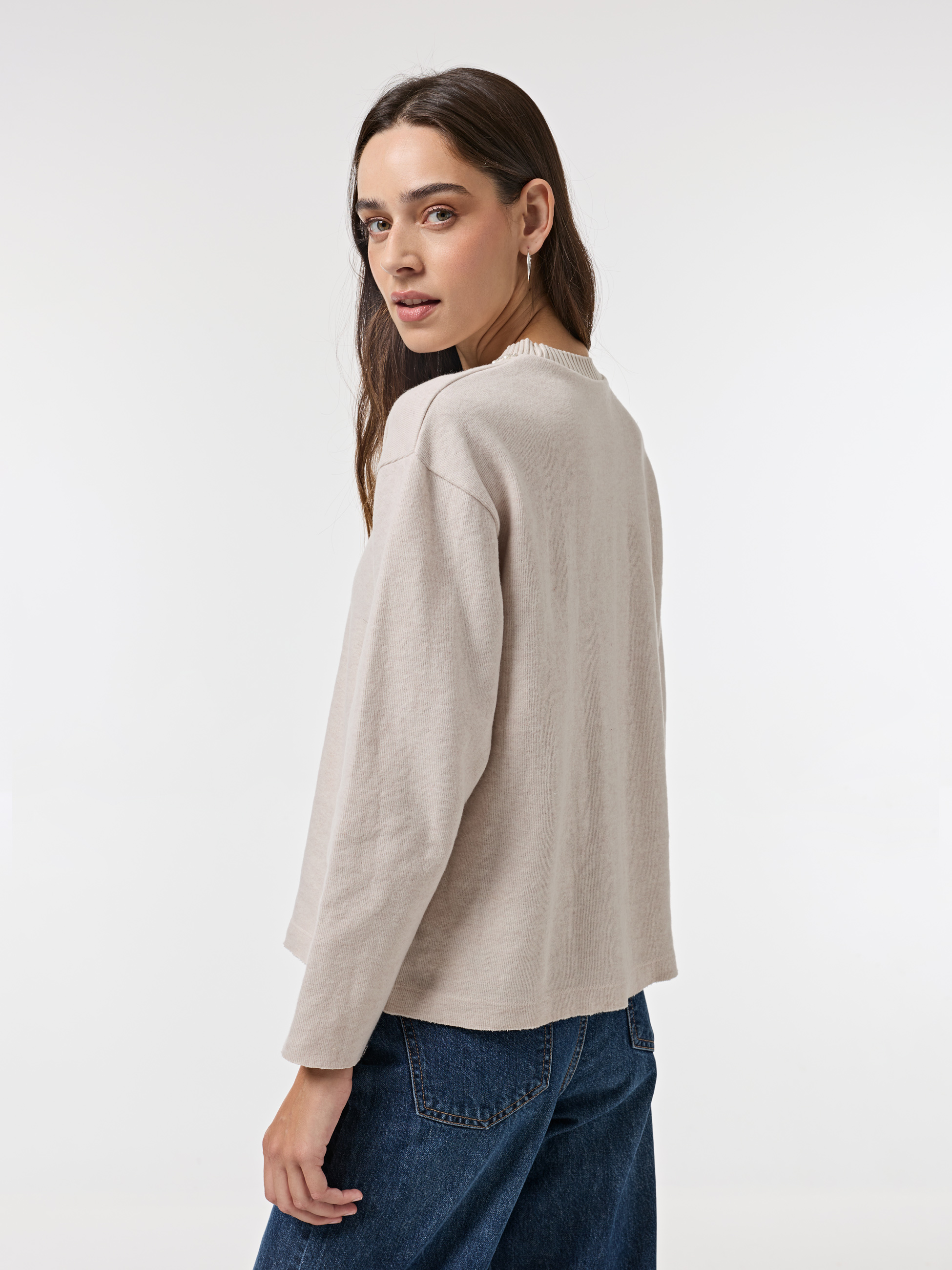 Camisola com apliques