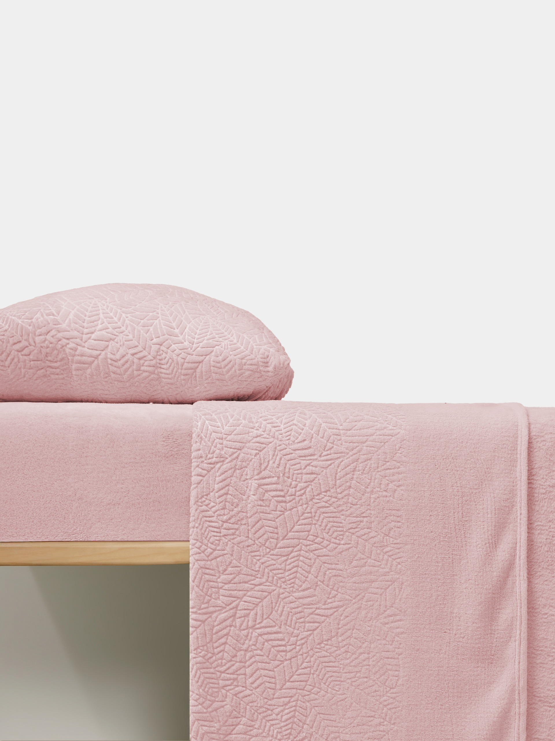 Jogo de lençóis de solteiro em coralina