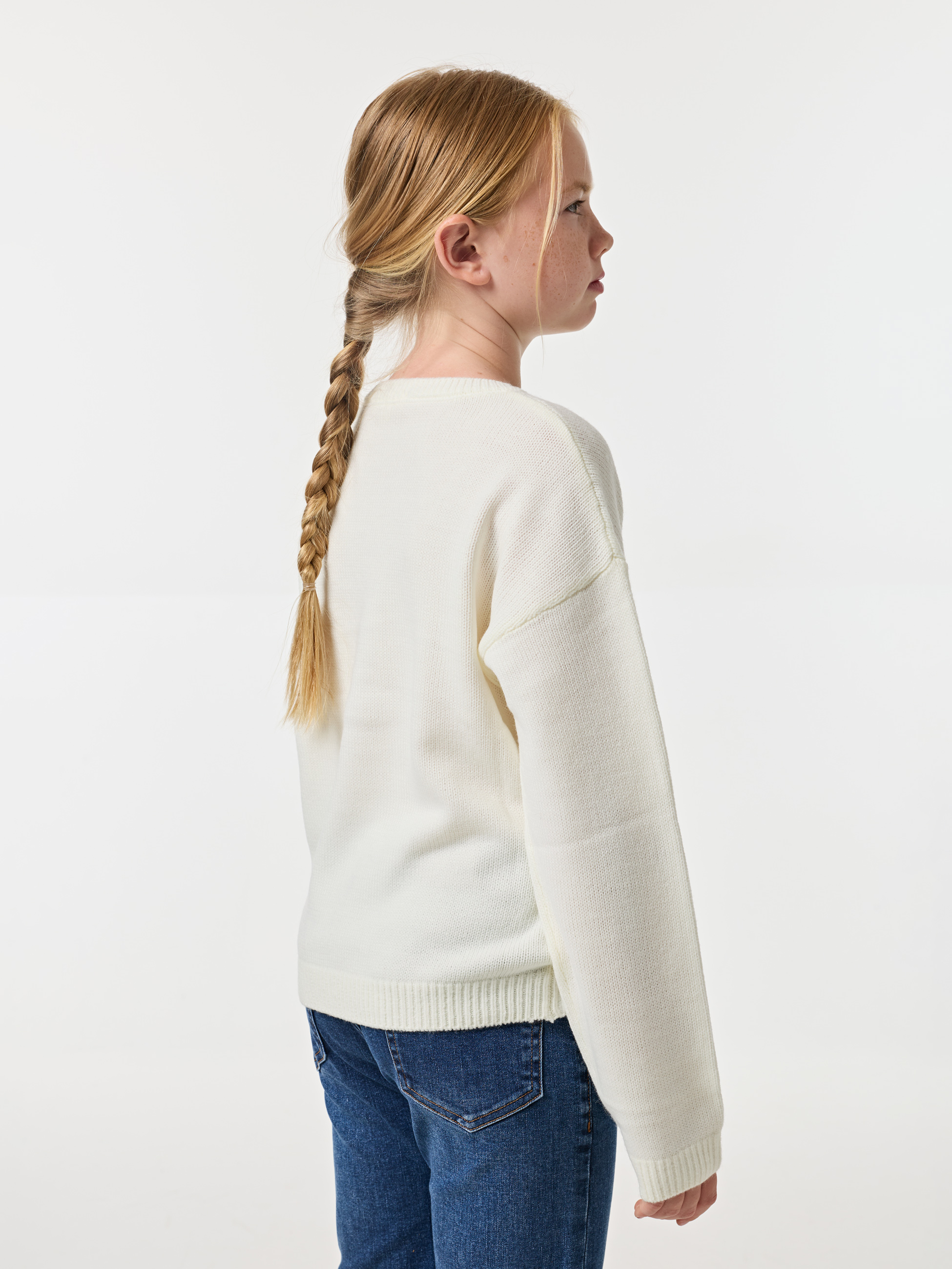 Camisola de malha com bordados