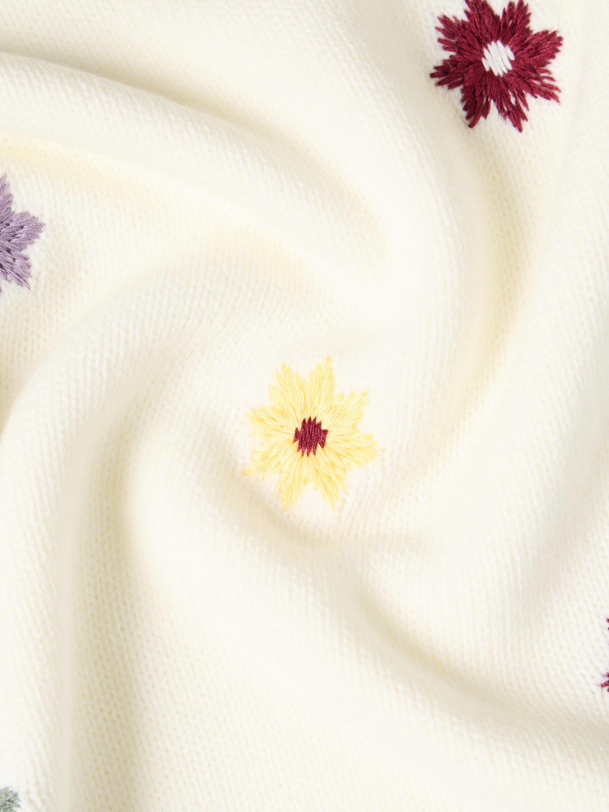 Camisola de malha com bordados