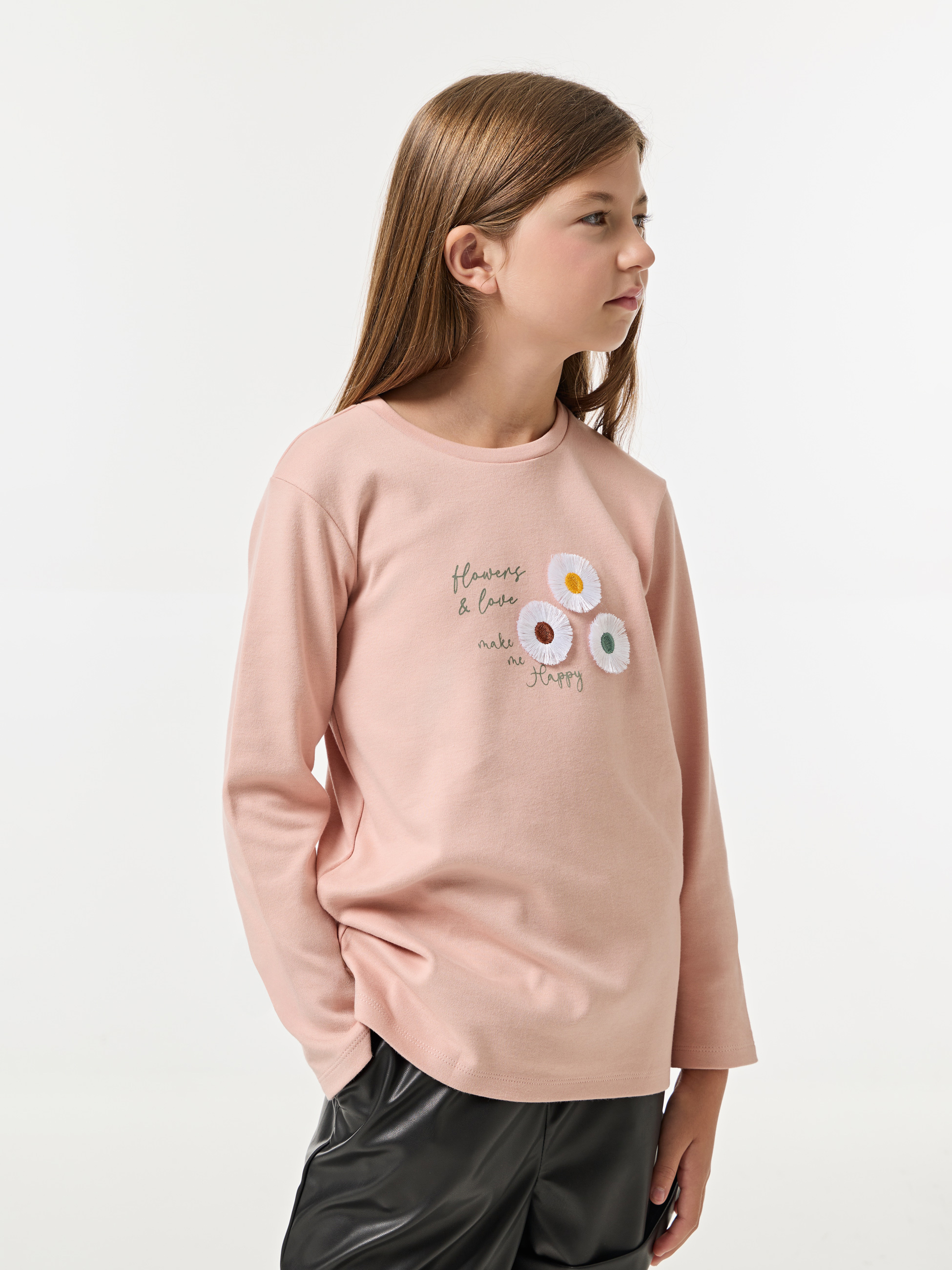 Camisola com apliques