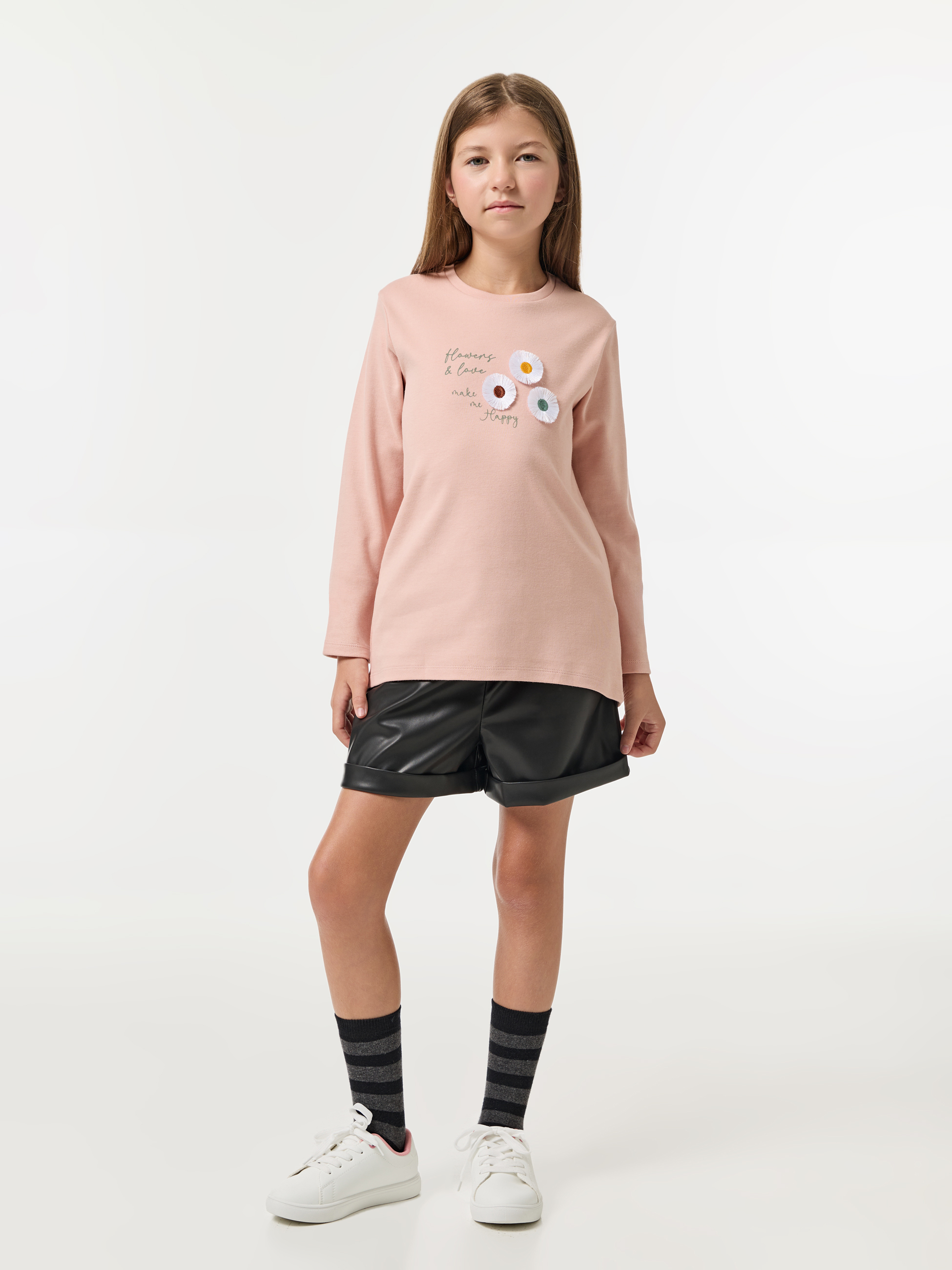 Camisola com apliques