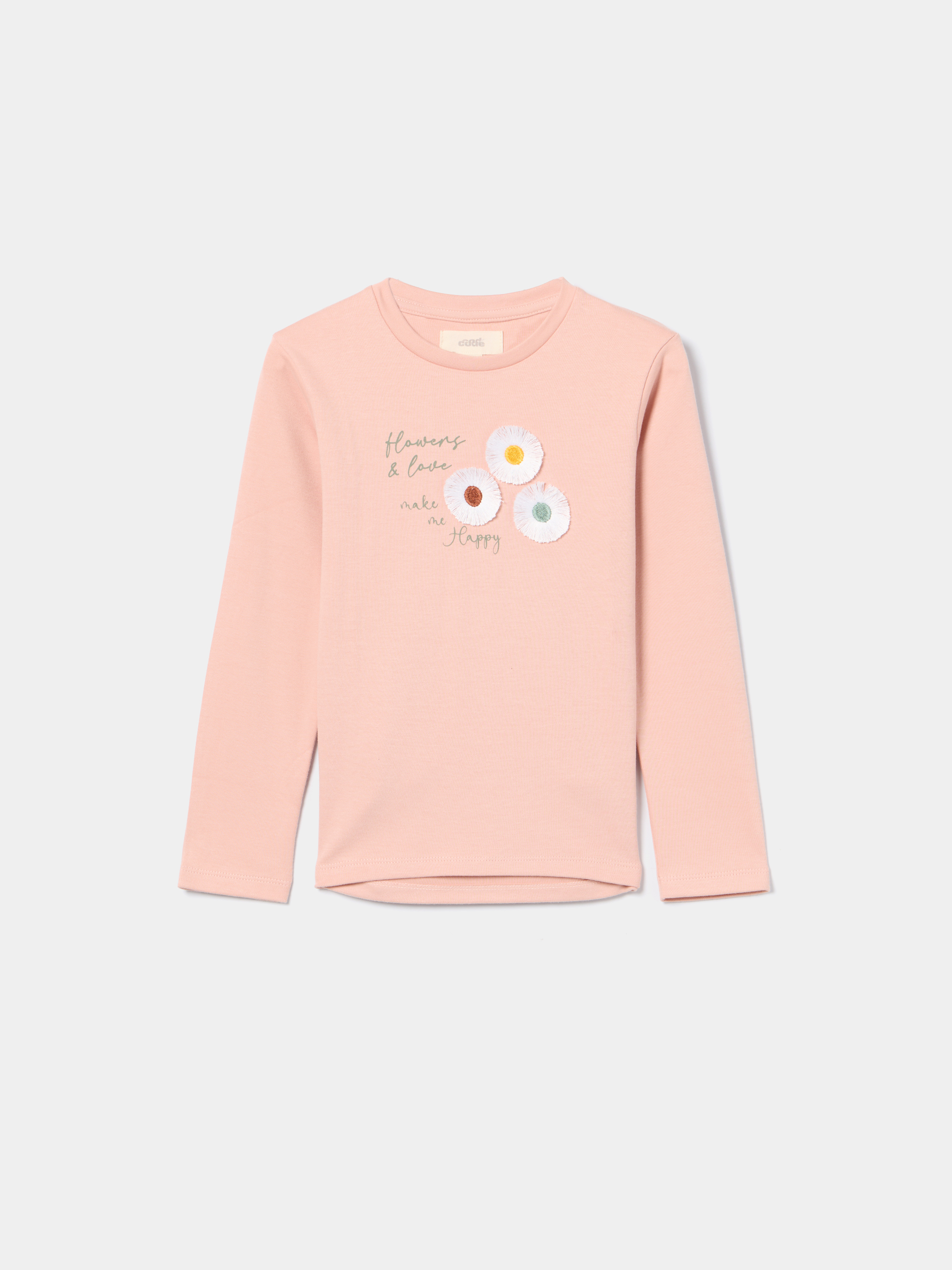 Camisola com apliques