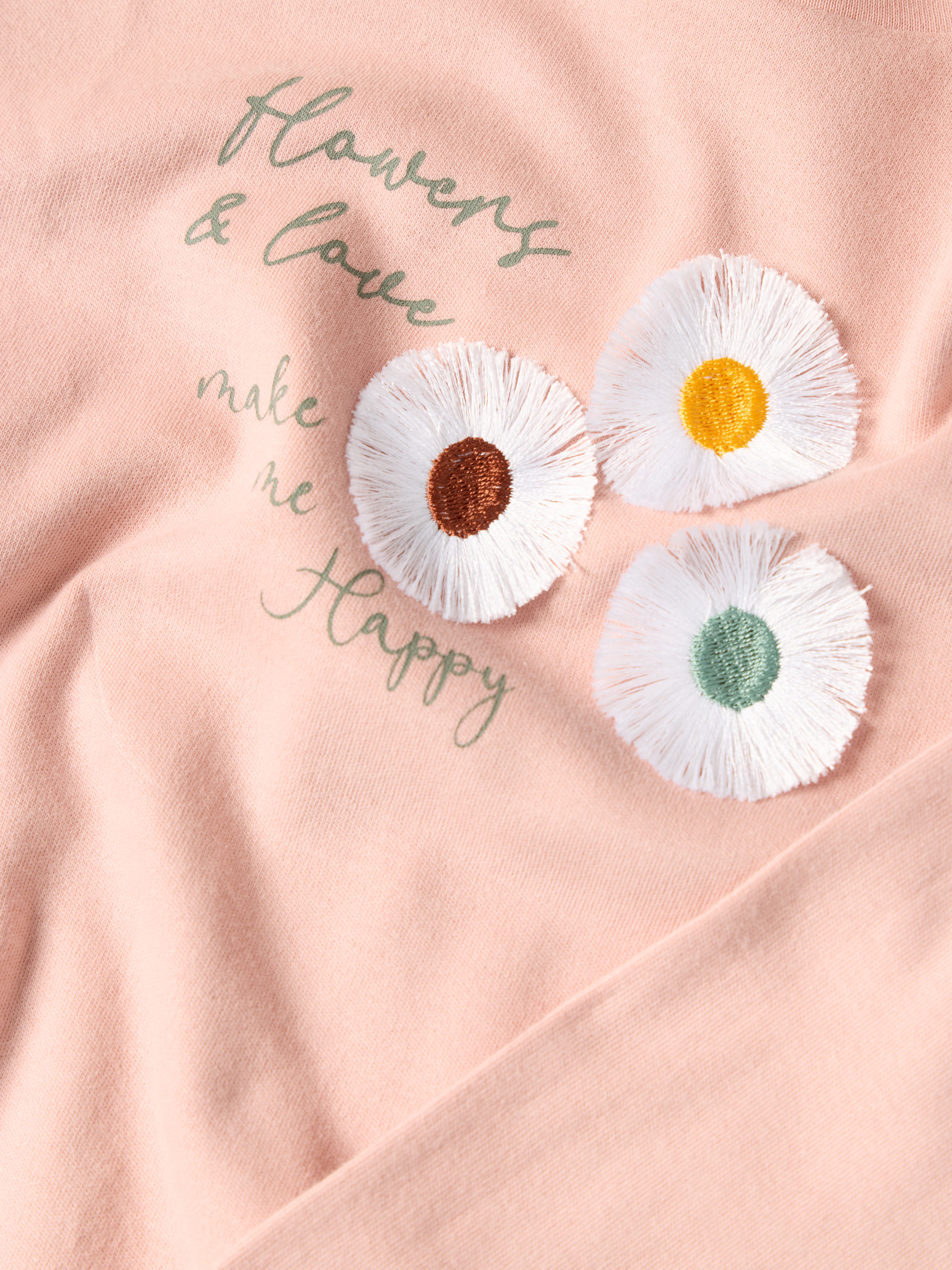 Camisola com apliques