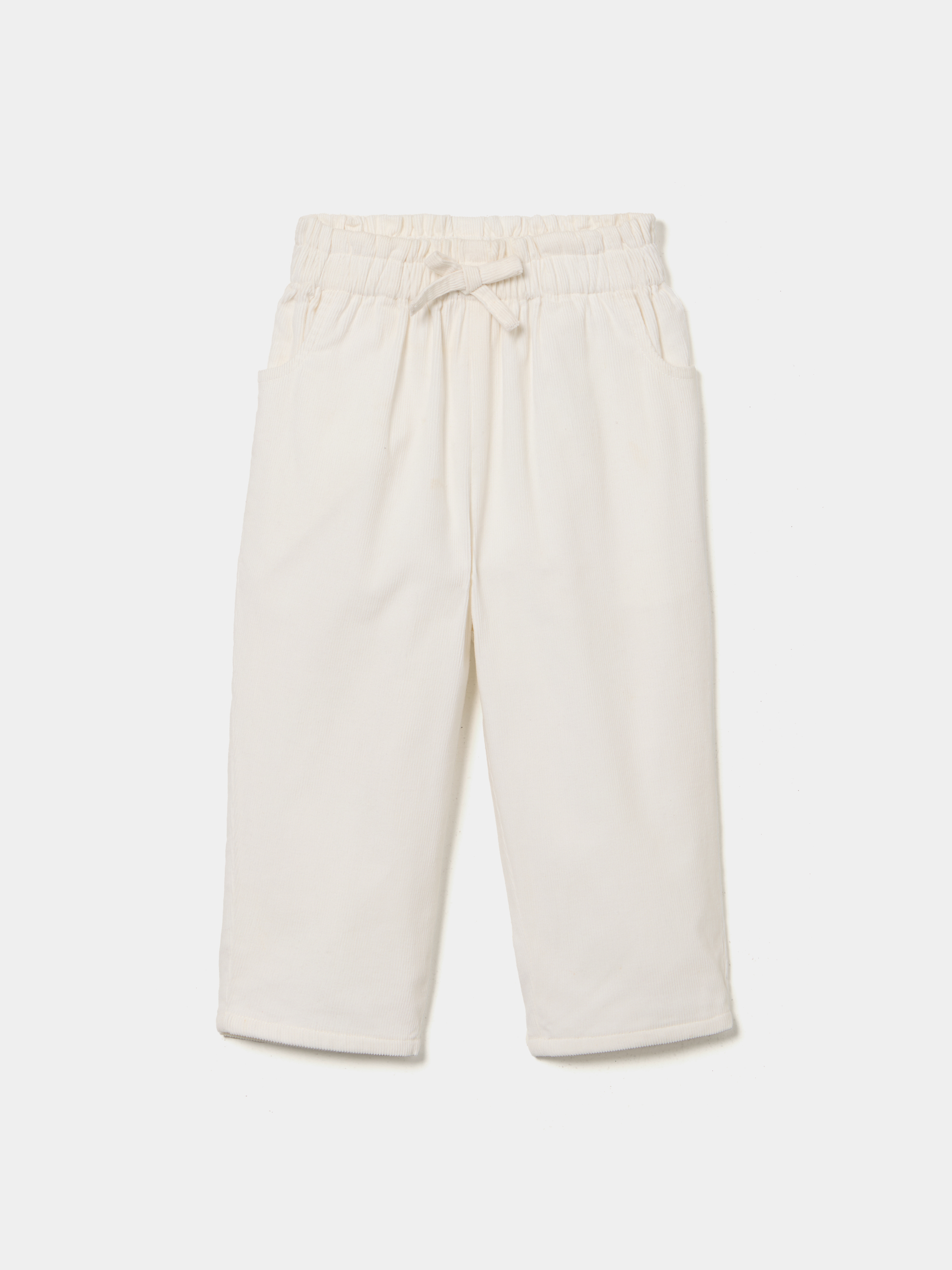 Calças de bombazine