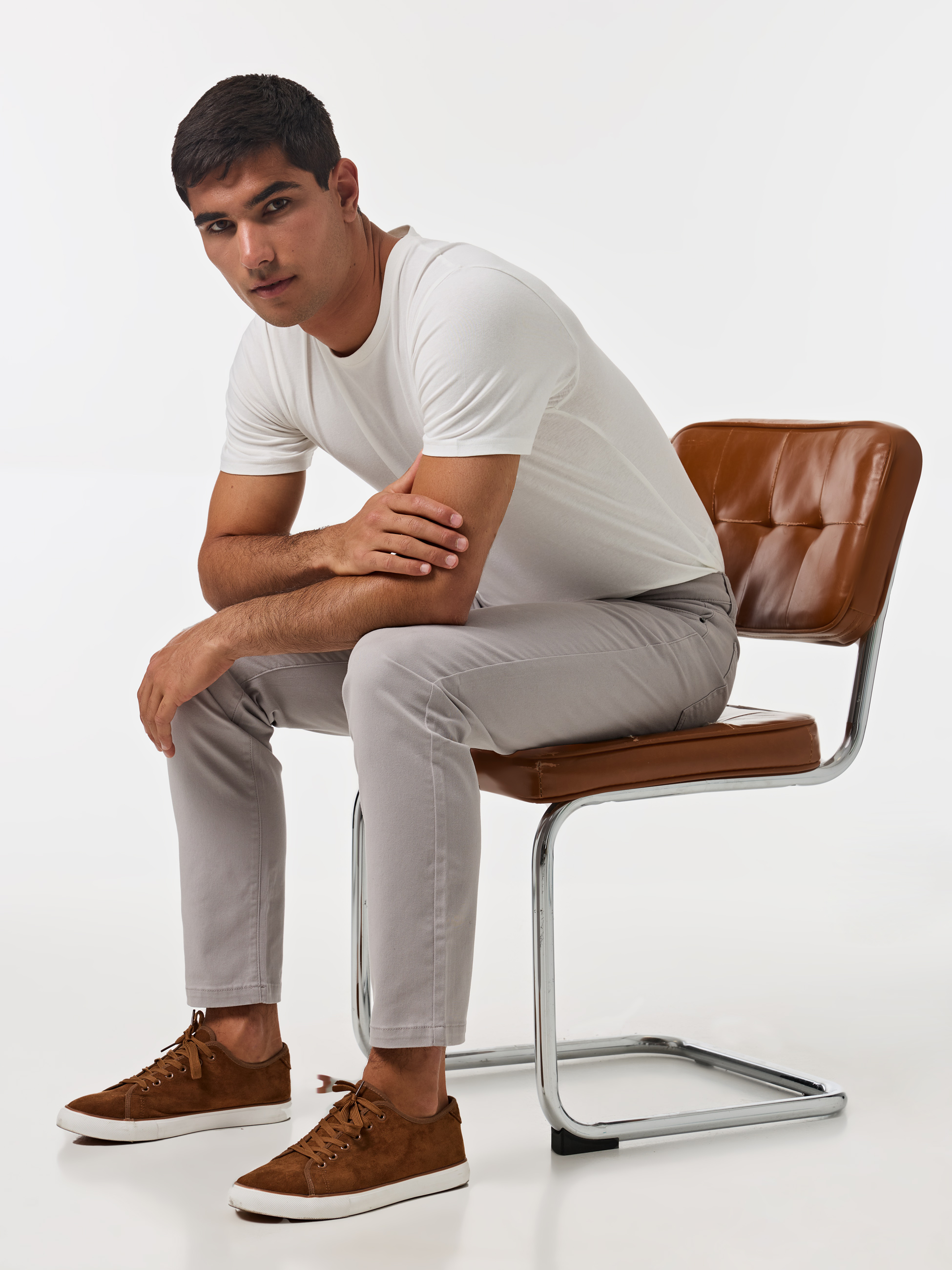 Calças slim fit