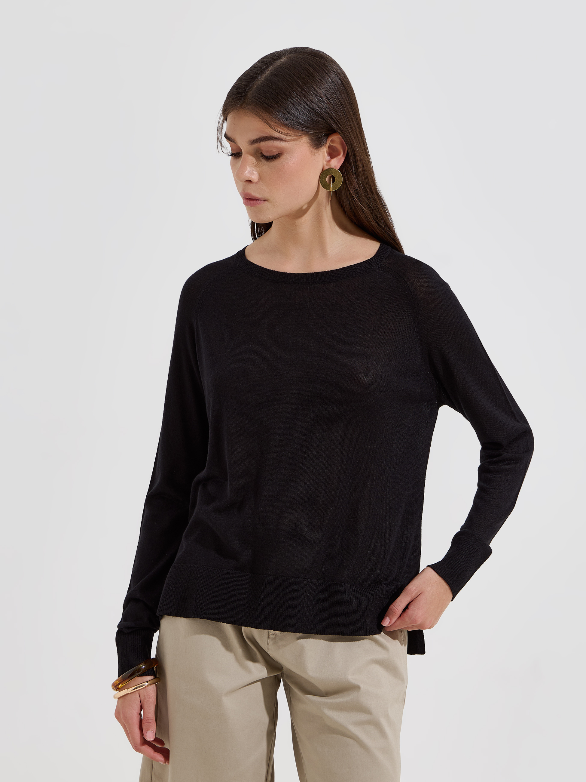 Camisola de malha básica