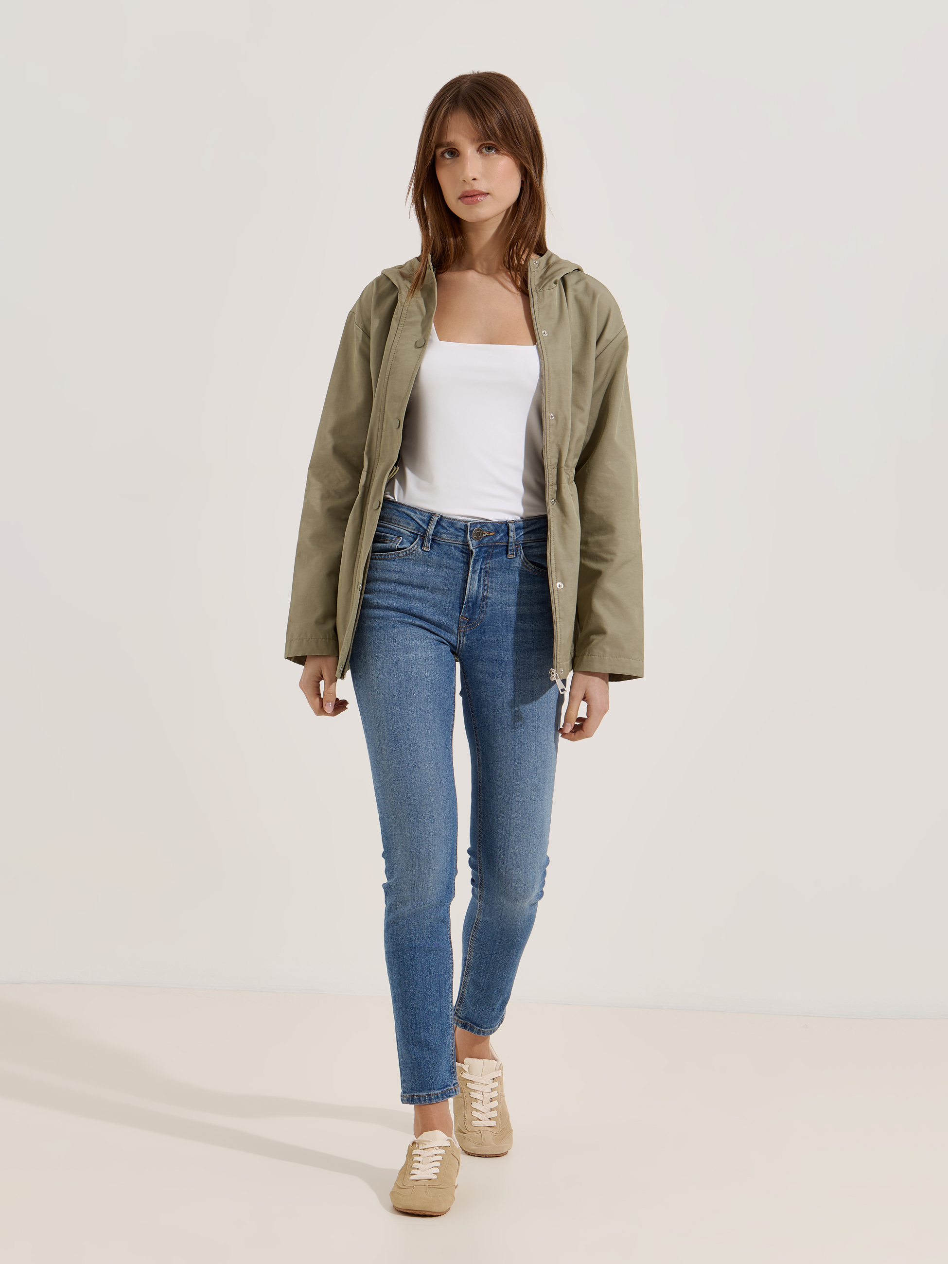 Calças de ganga slim push-up