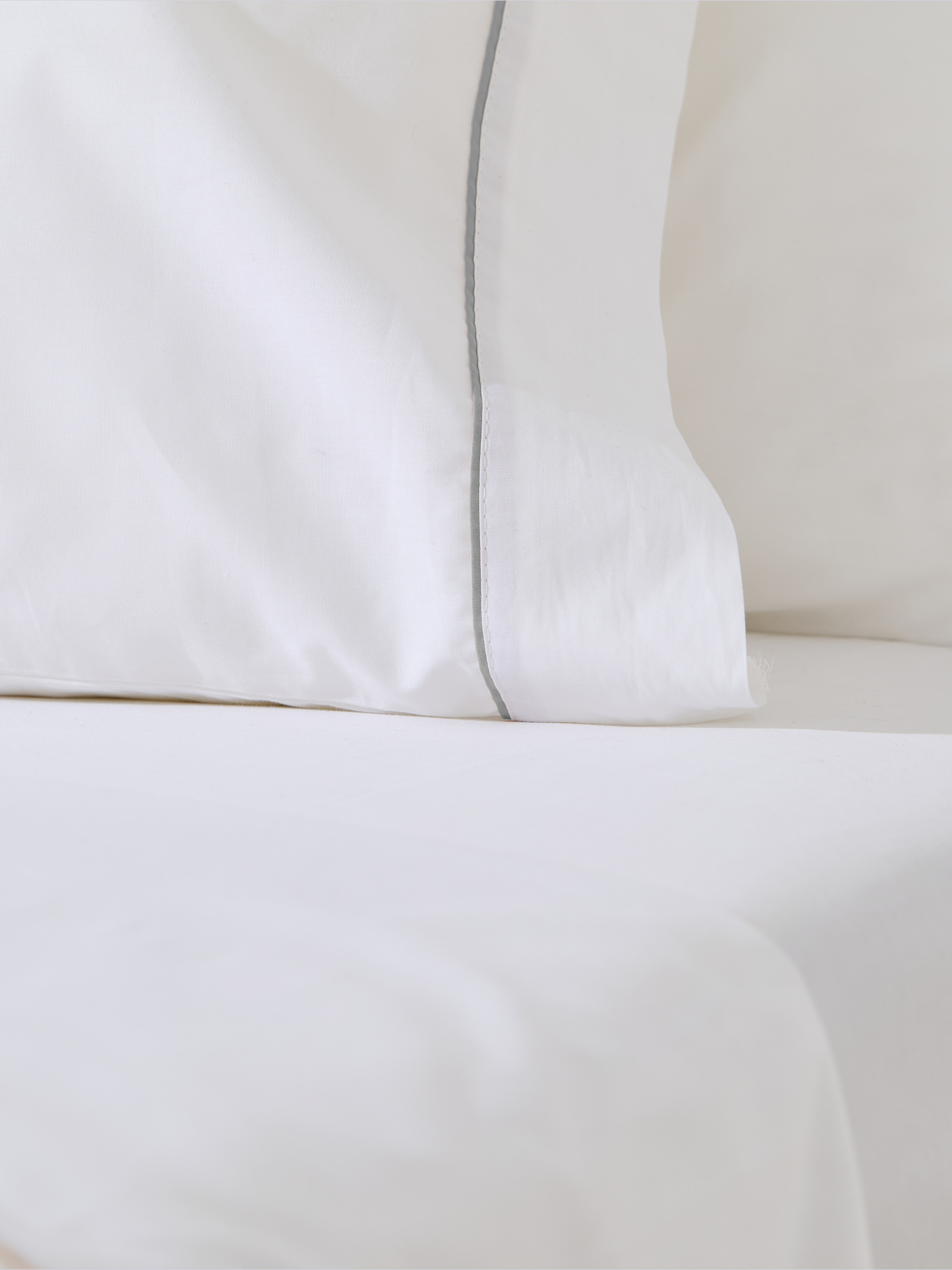 Conjunto de lençóis de casal em percal