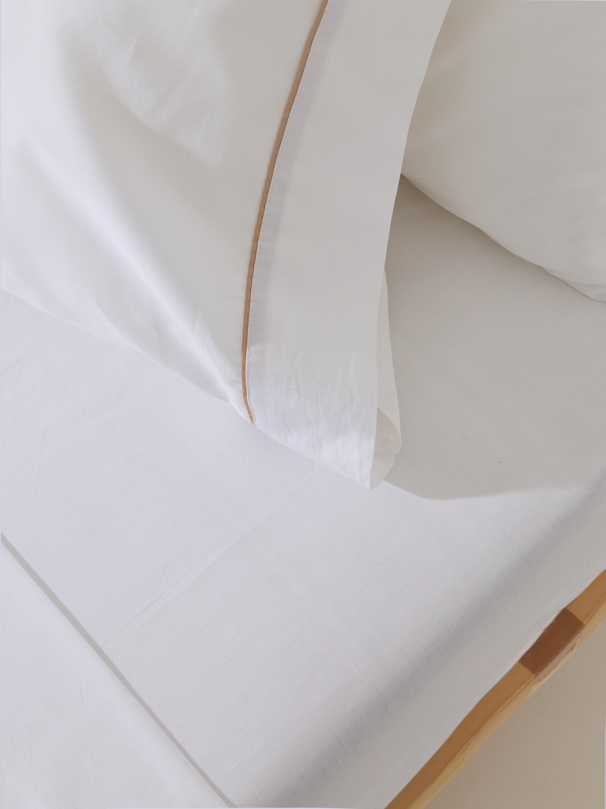 Conjunto de lençóis king size em percal