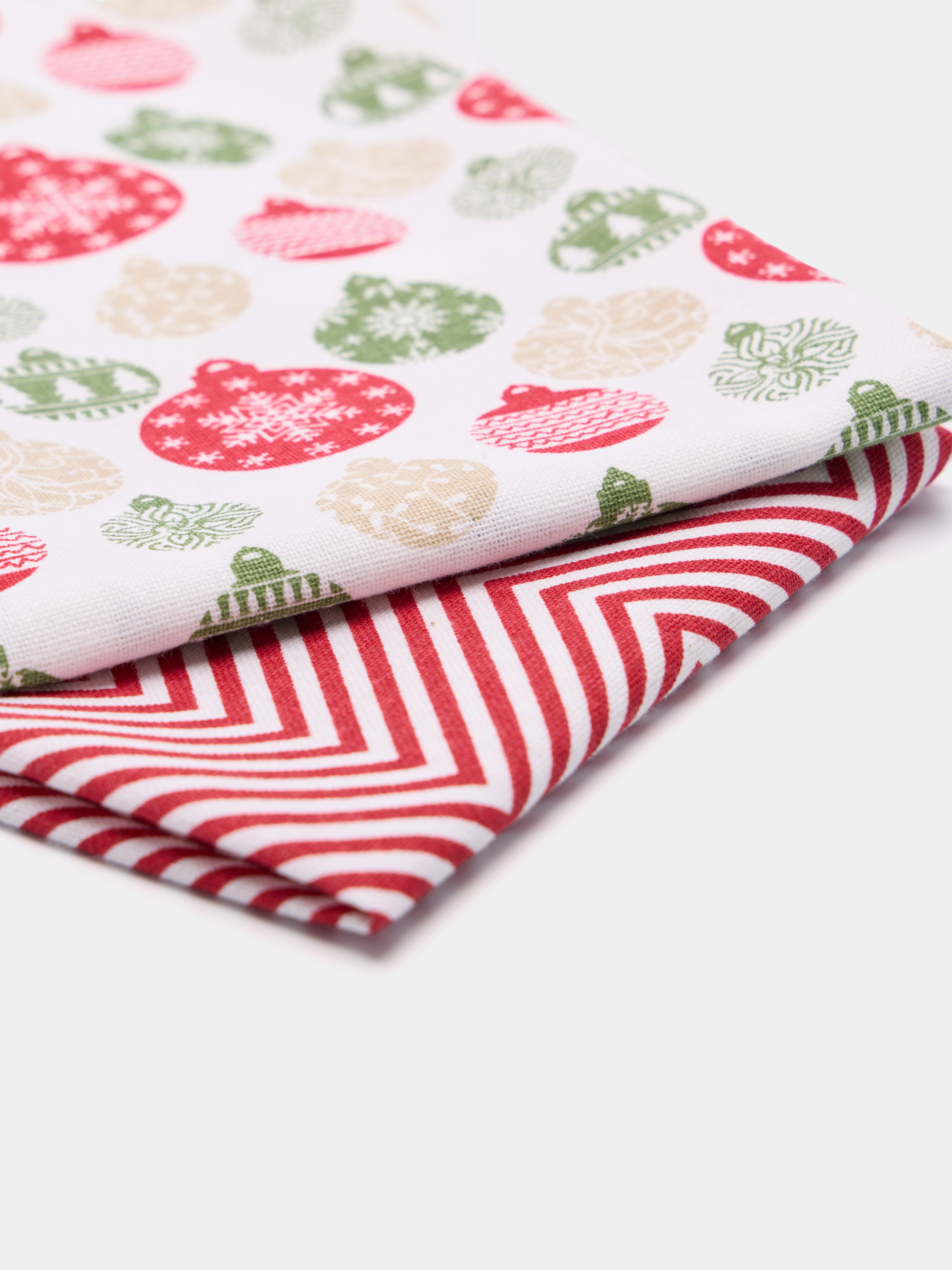 Conjunto de 2 panos de Natal