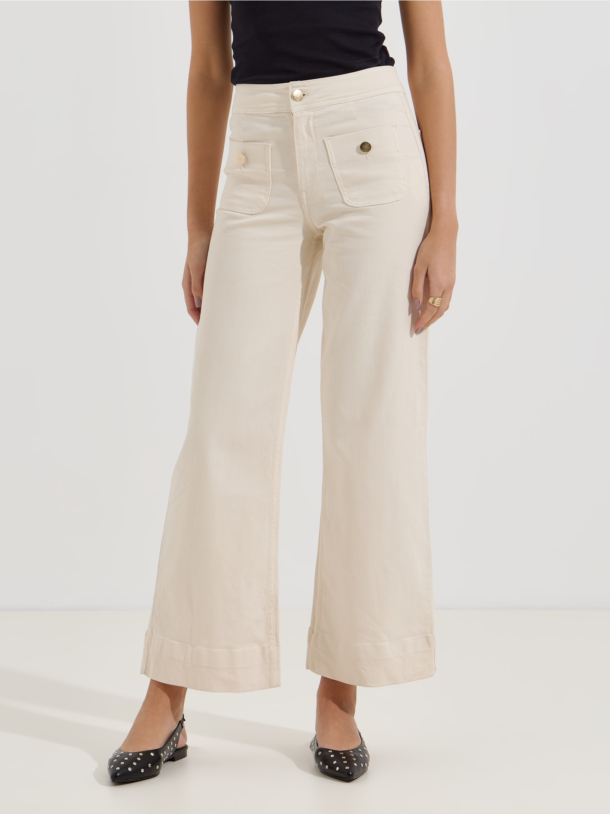 Calças de ganga sailor pocket