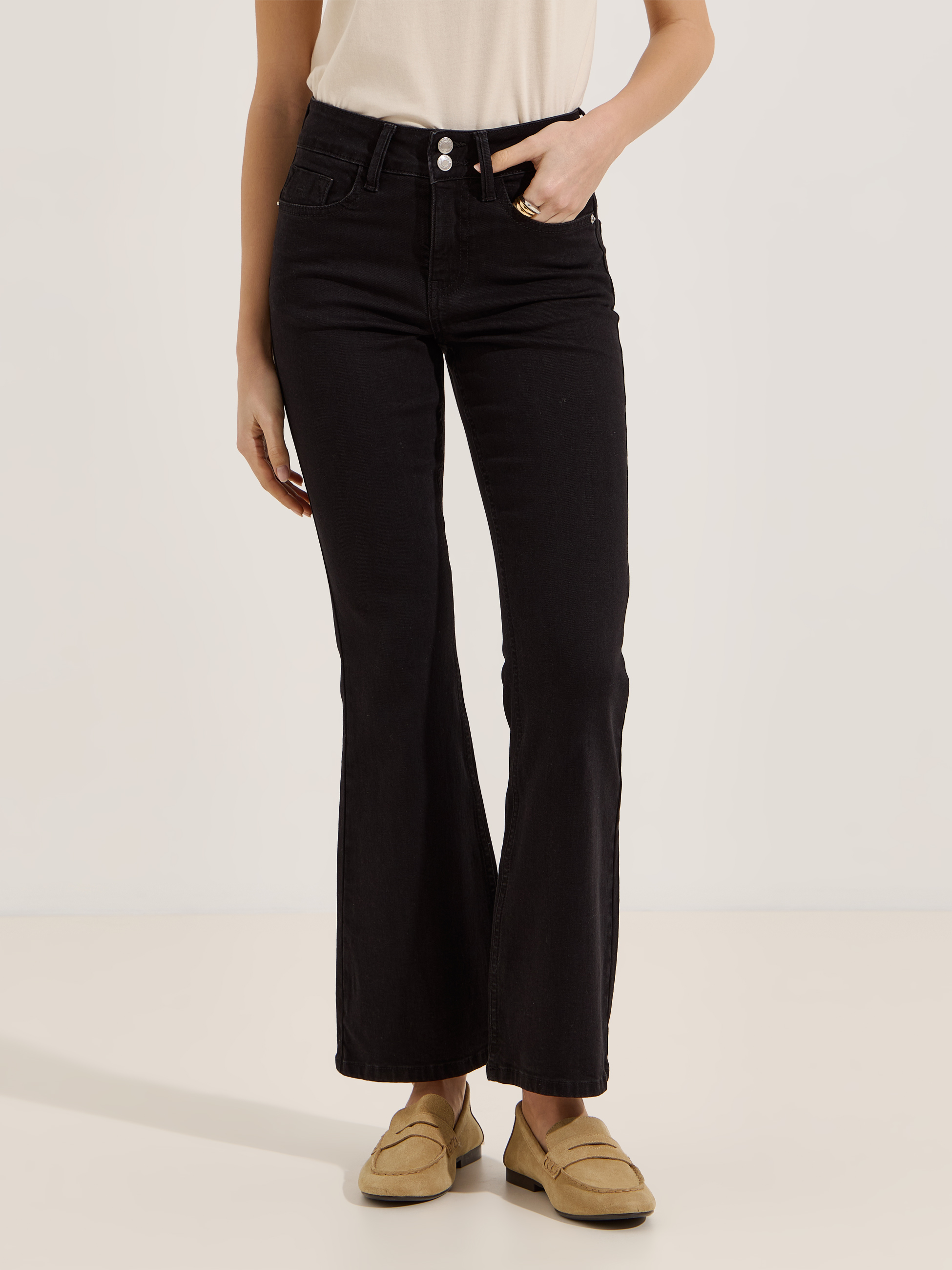 Calças de ganga bootcut push-up