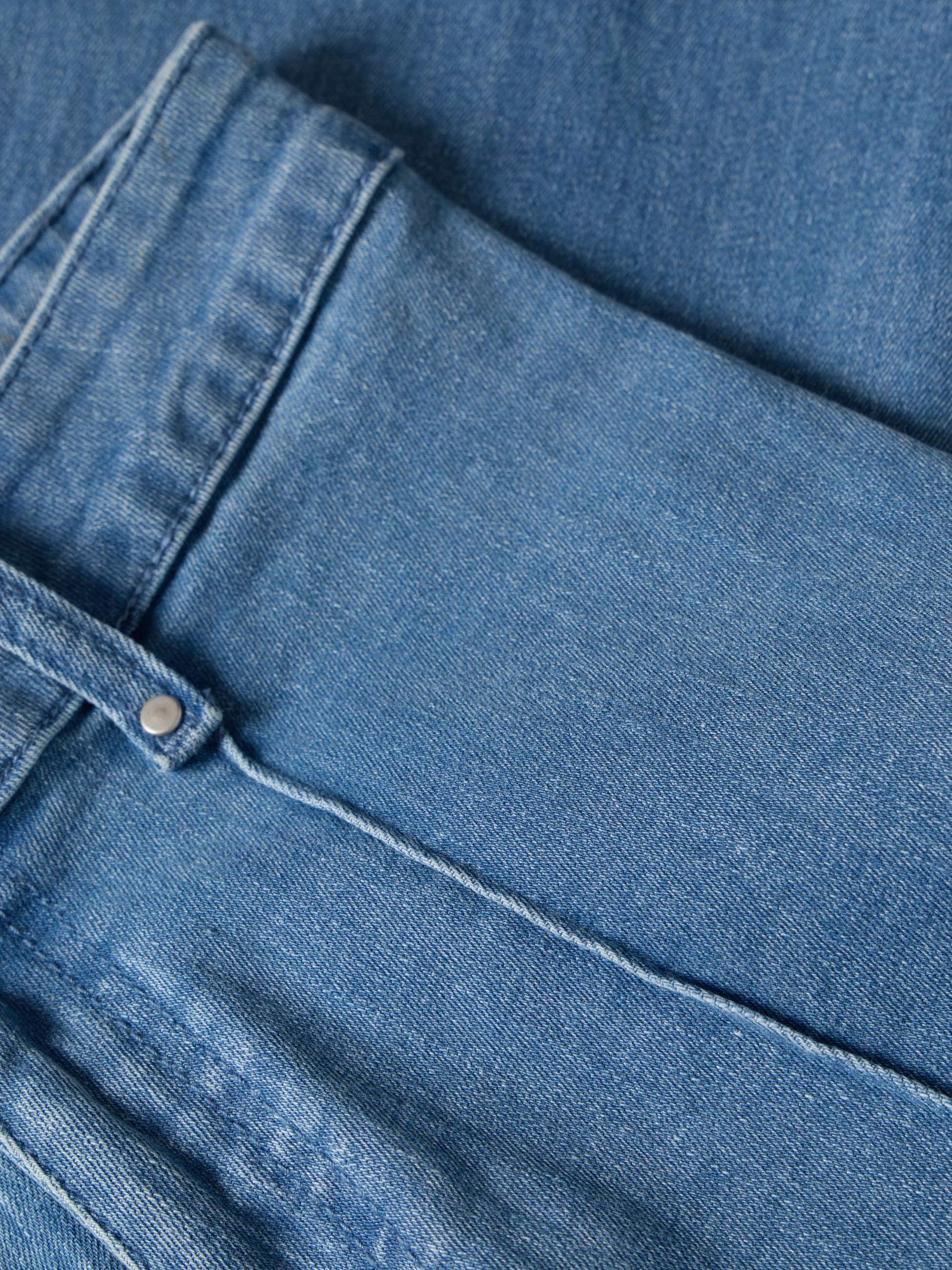 Calças de ganga marine pin tuck