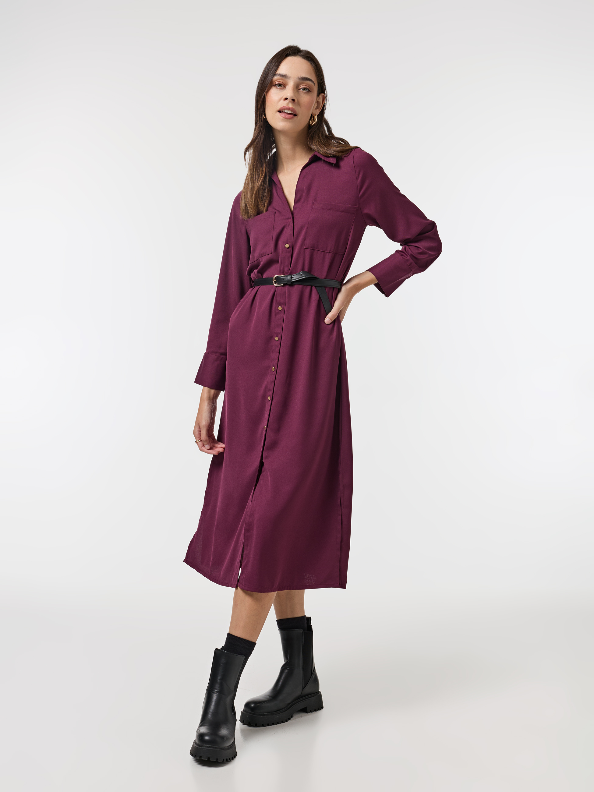 Vestido estilo camiseiro