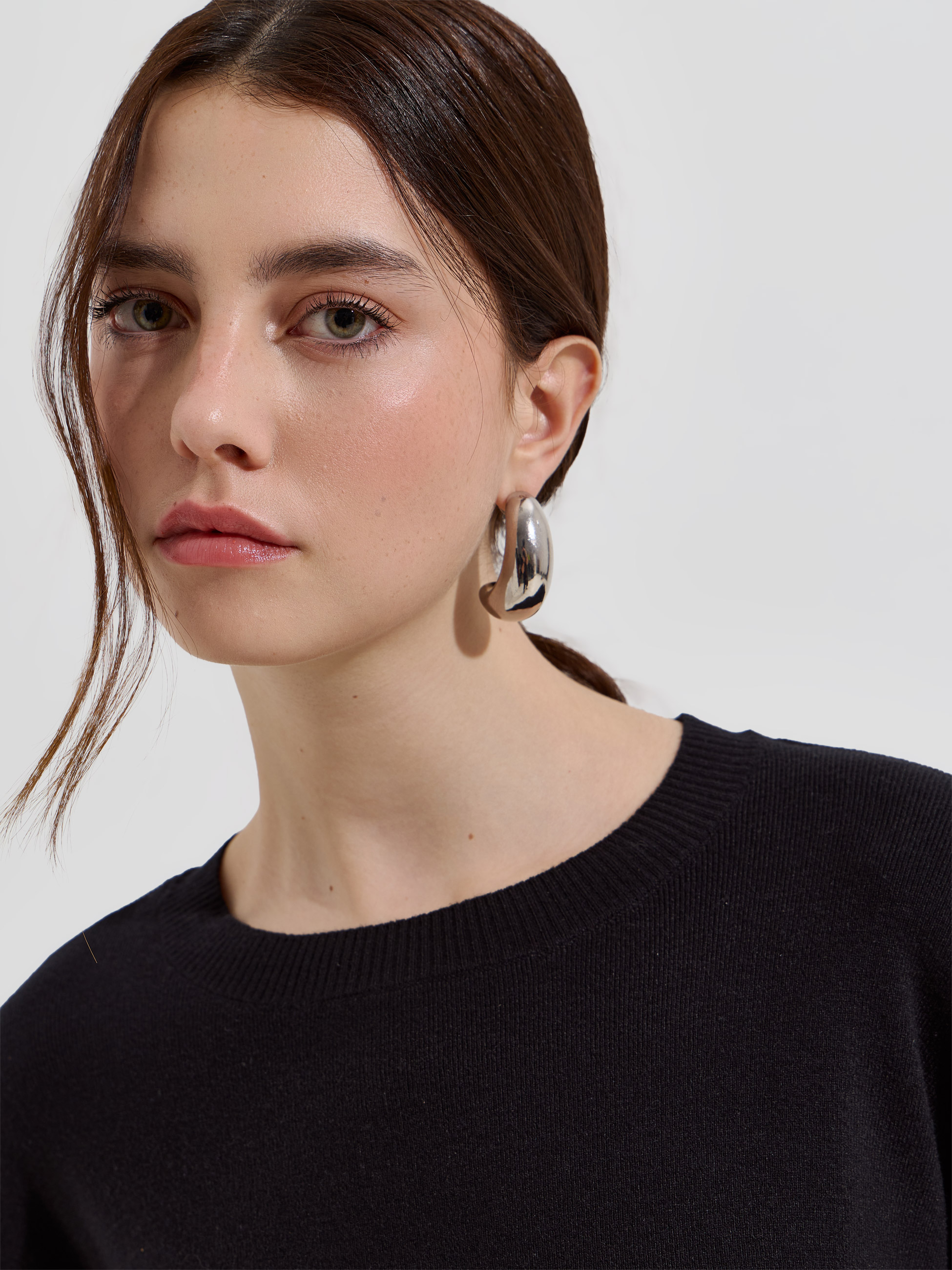 Camisola de malha lisa