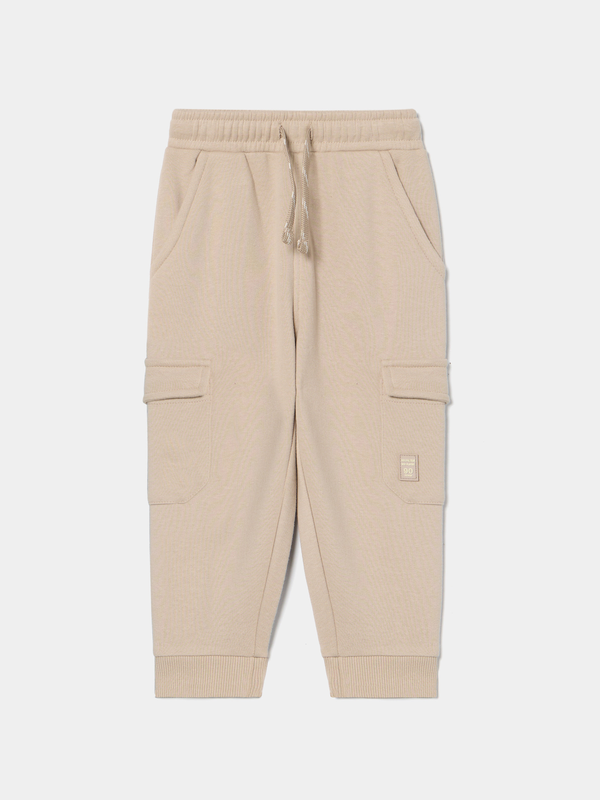 Calça cargo de felpa