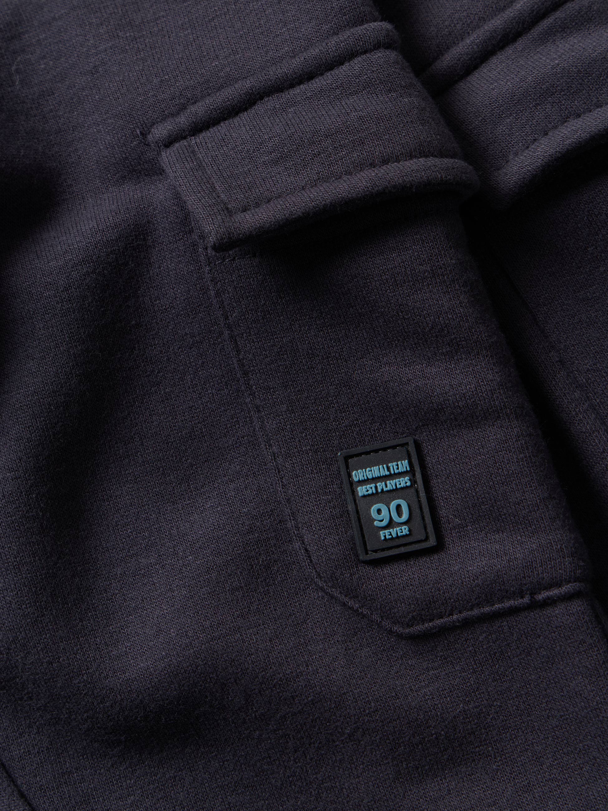 Calças cargo de felpa