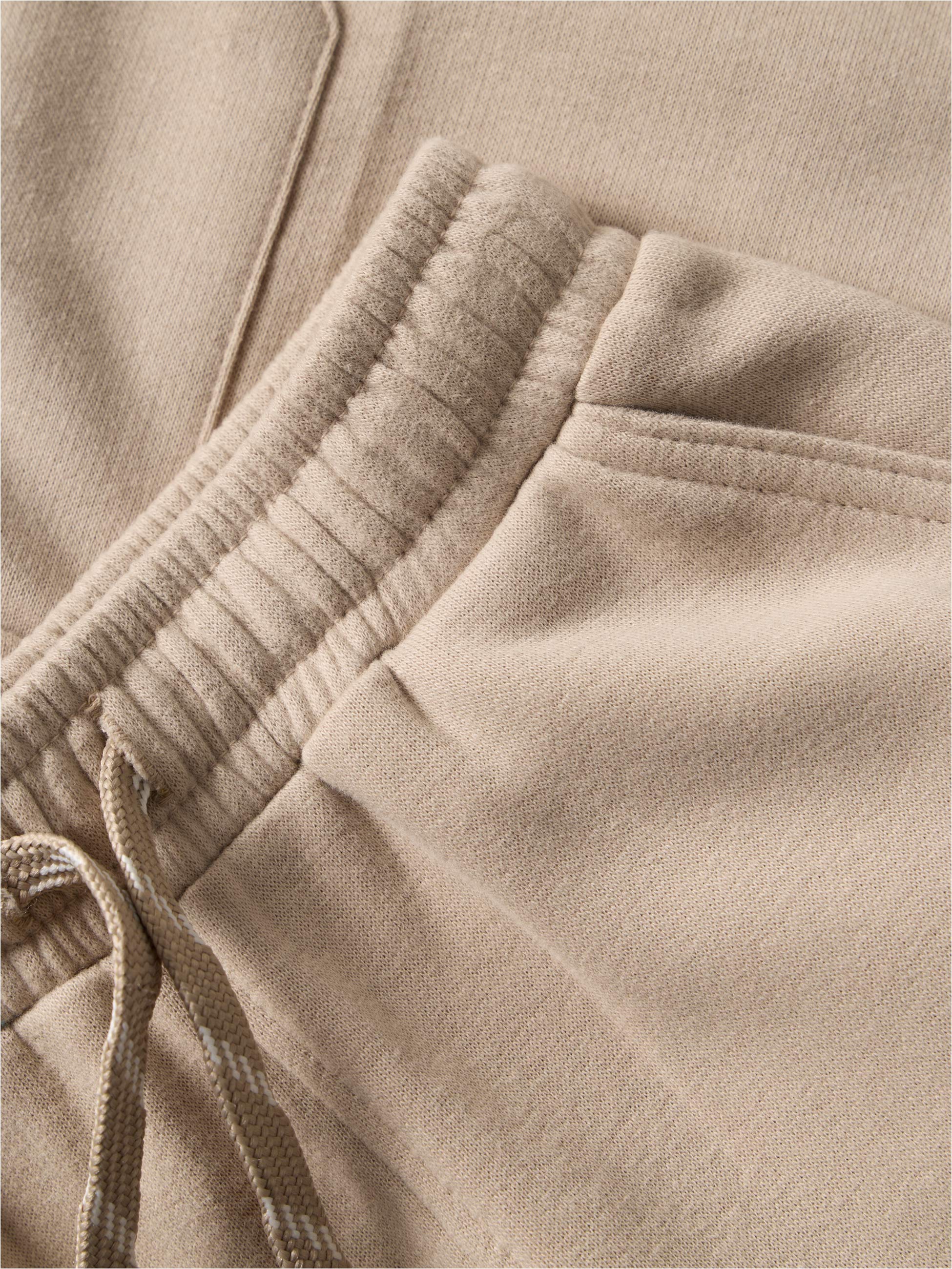 Calças cargo em felpa