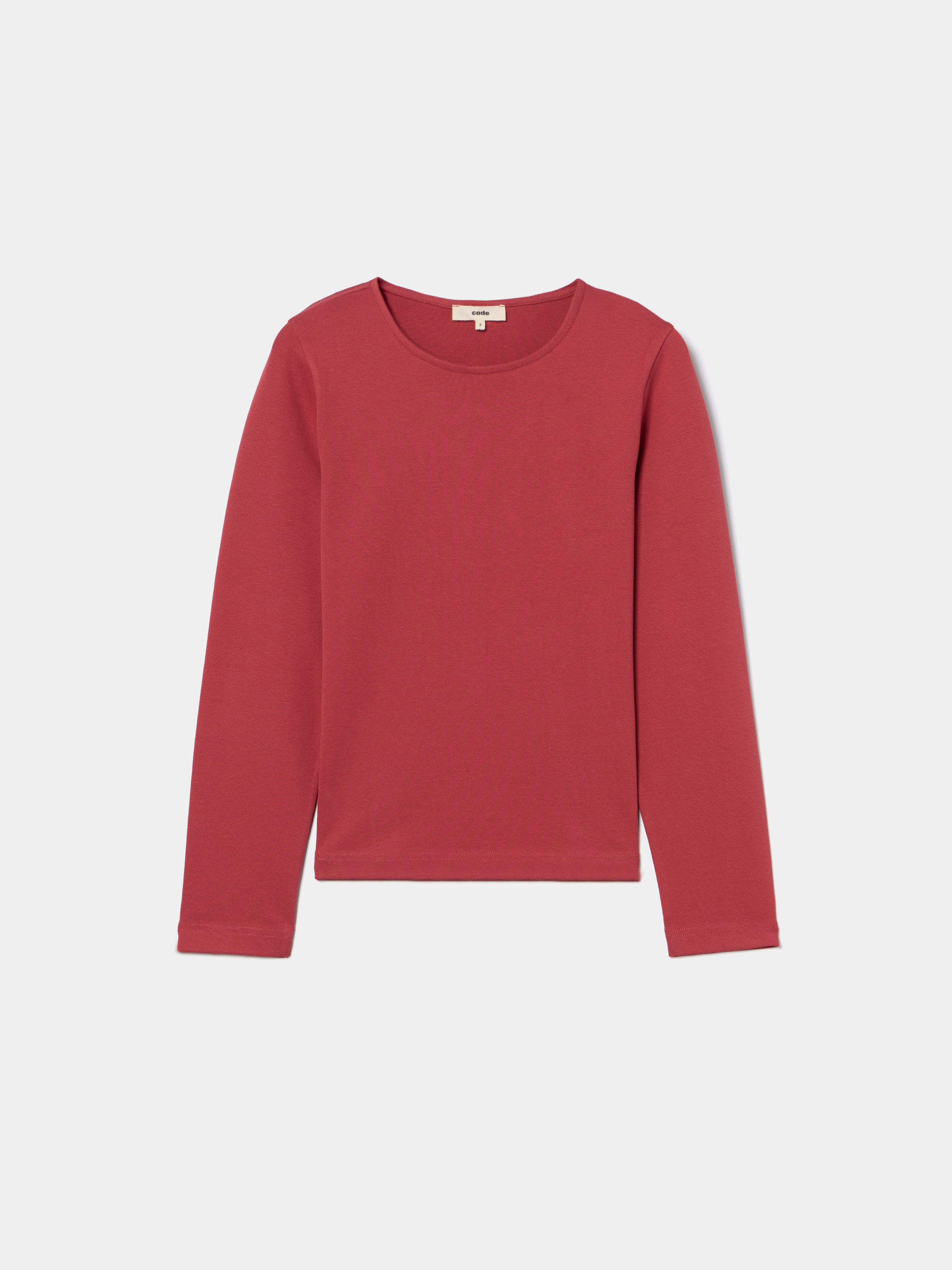 Camisola lisa com abertura lateral