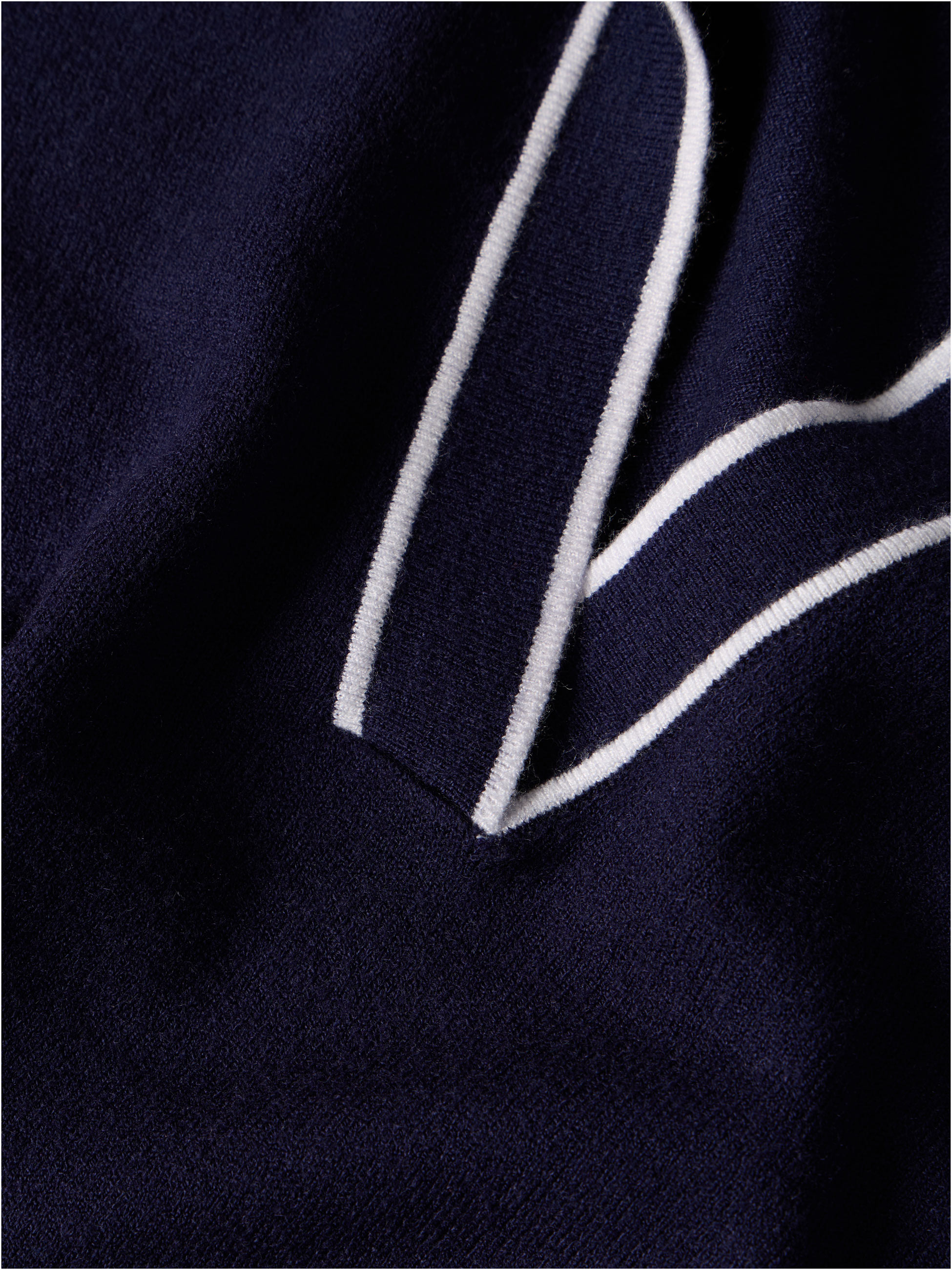 Camisola com decote de polo