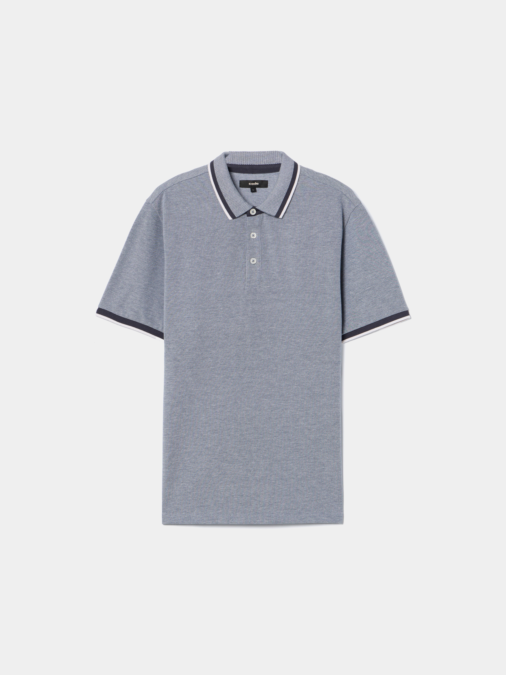 Polo em malha piquet