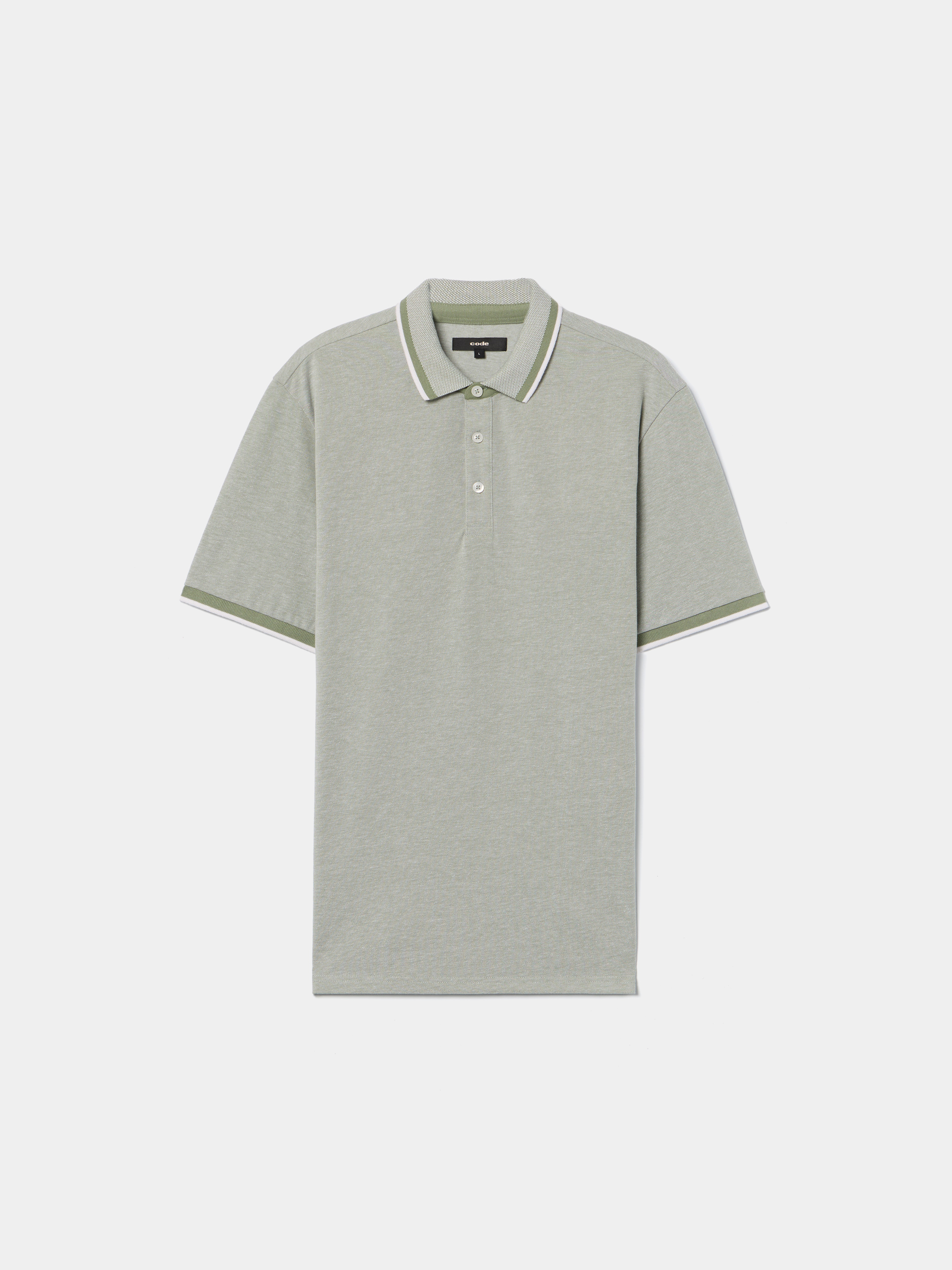 Polo em malha piquet