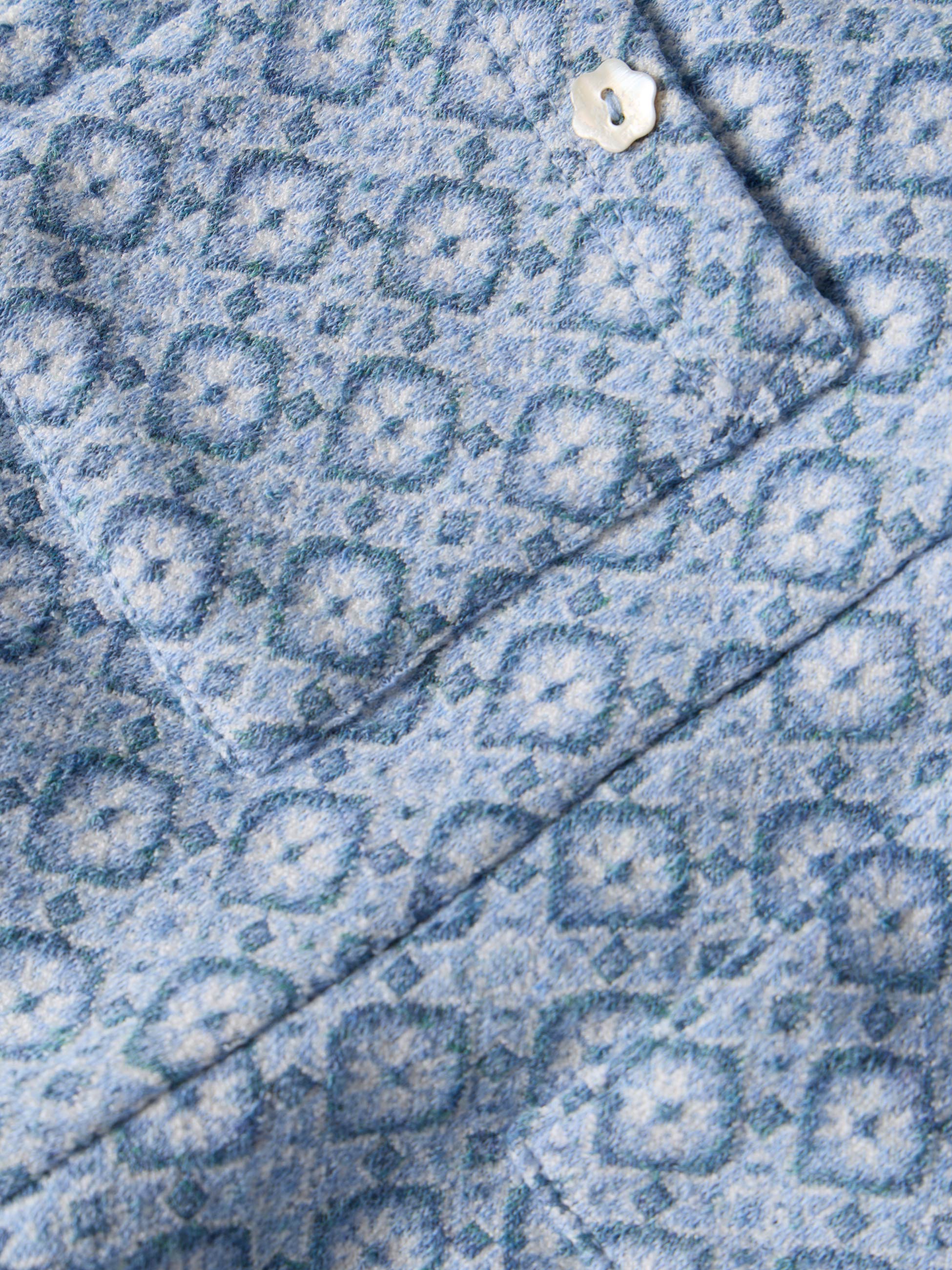 Calças de malha estampadas