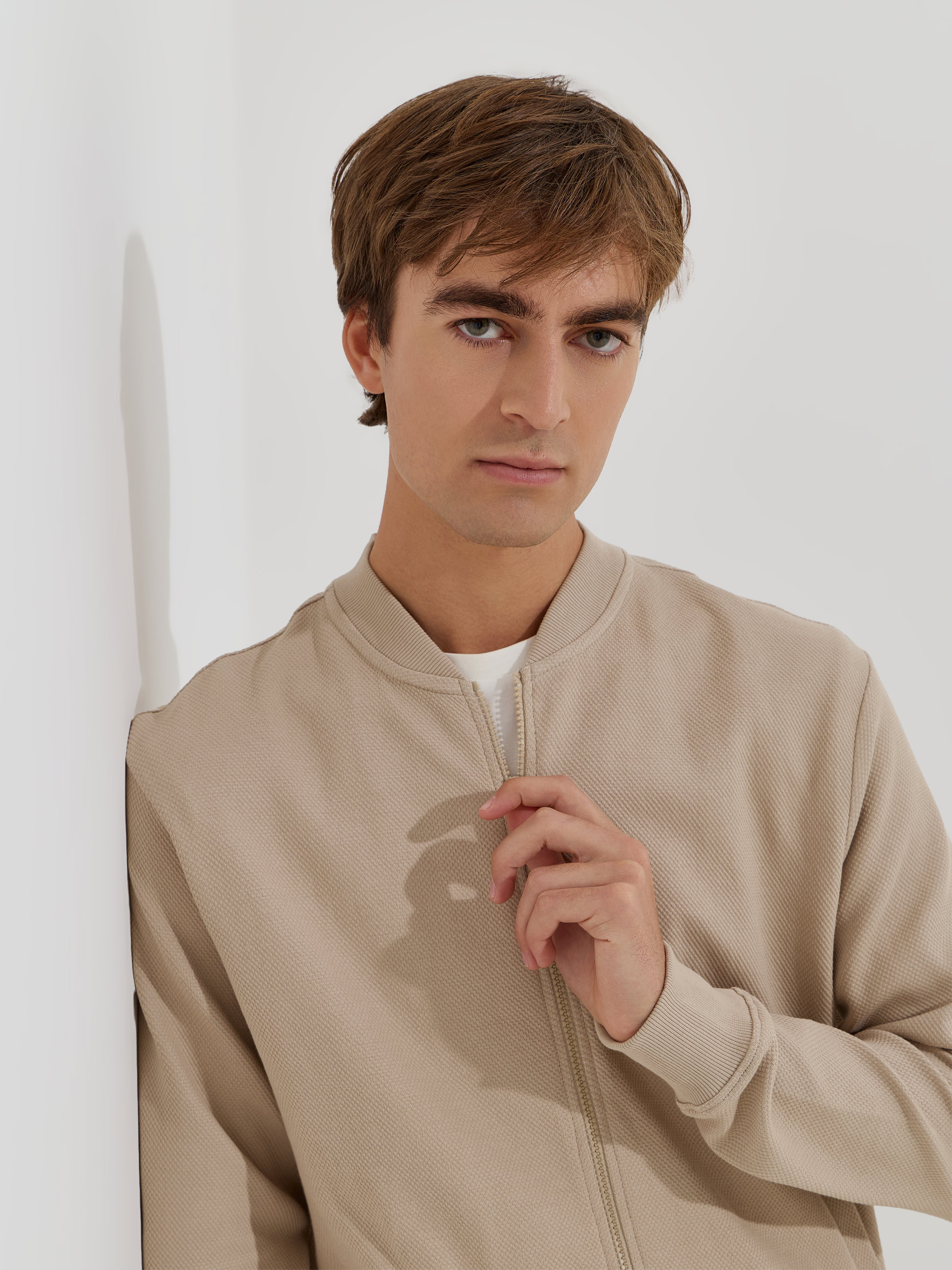 Bomber em malha piquet