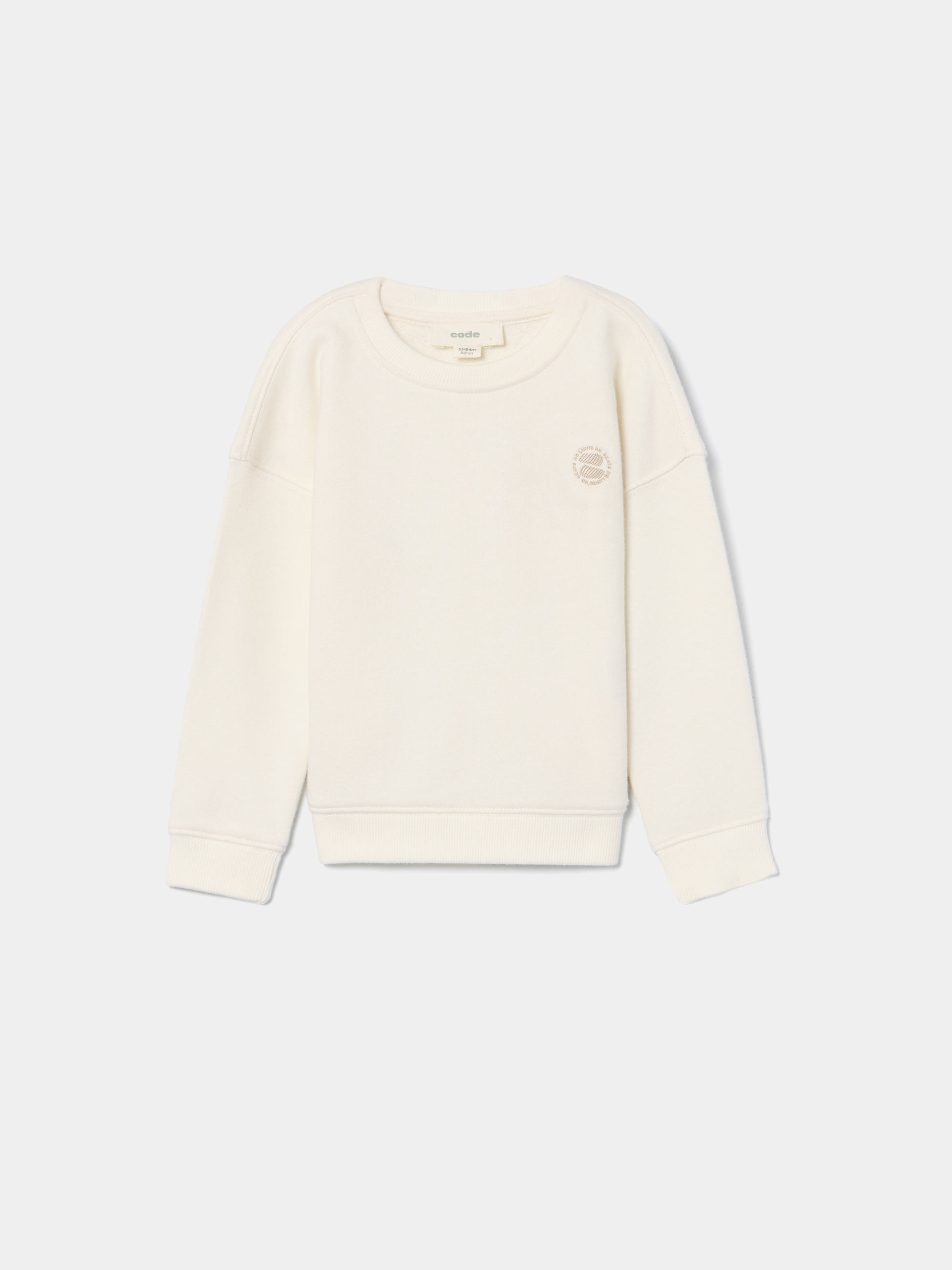 Camisola de felpa lisa