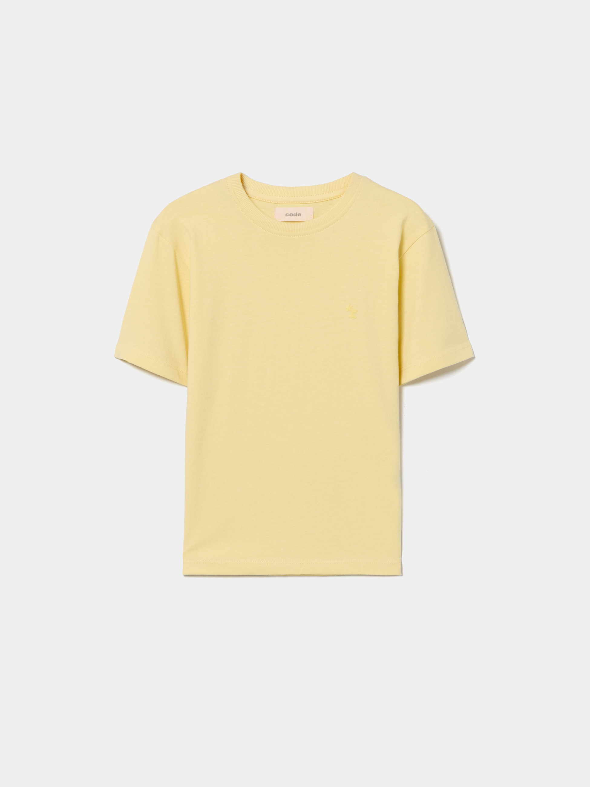 T-shirt com pormenor estampado