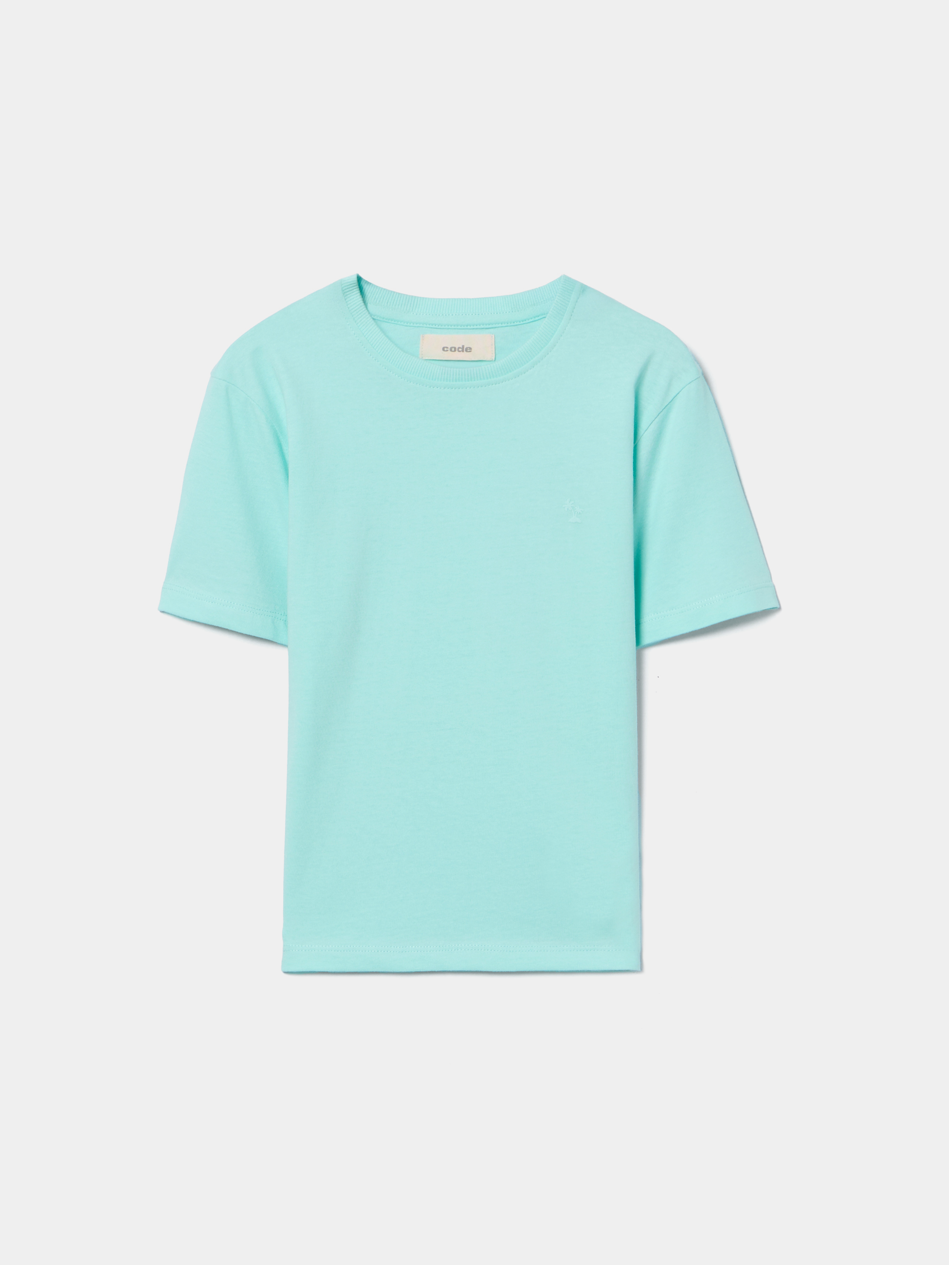 T-shirt básica em algodão