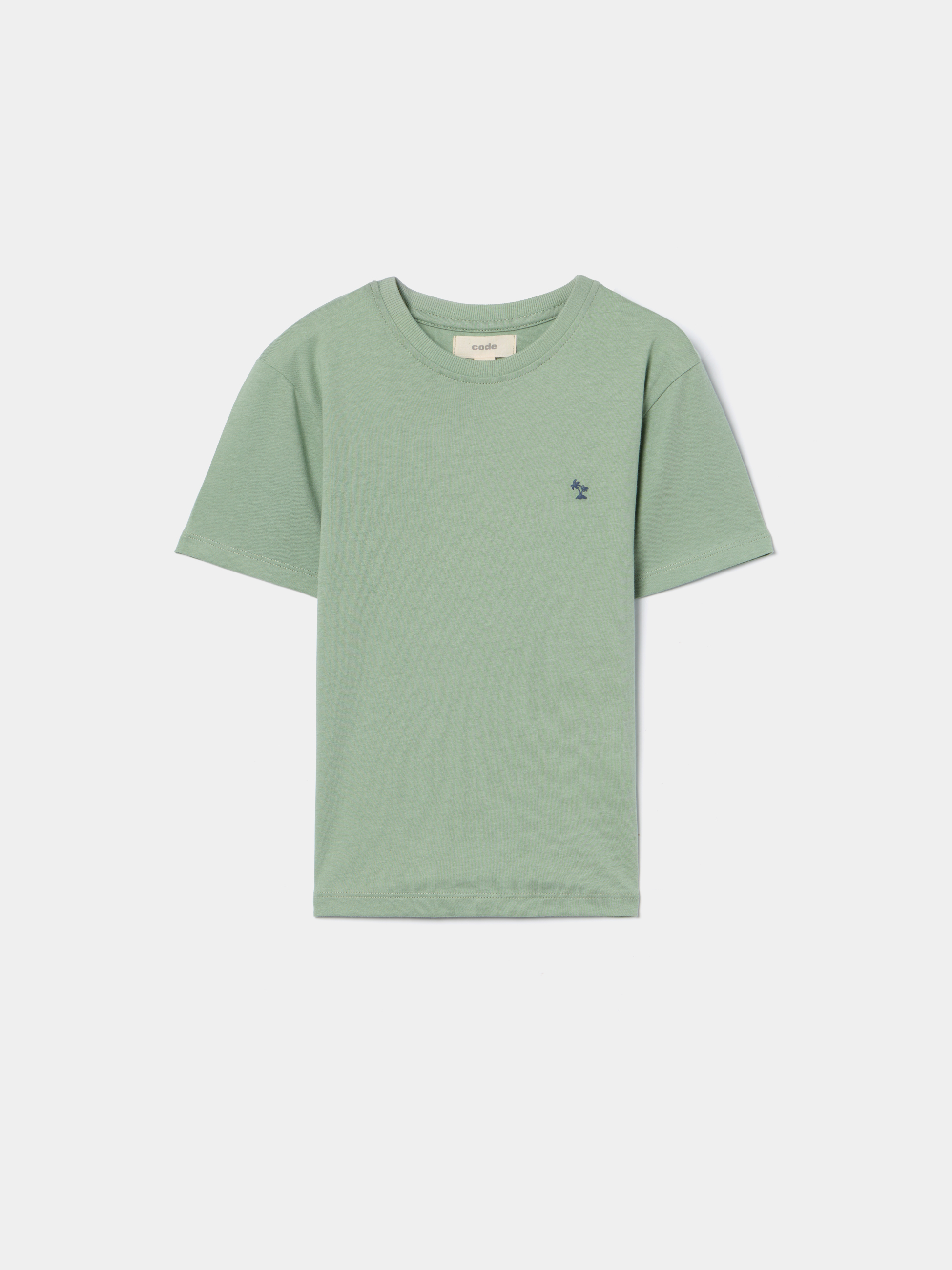 T-shirt com pormenor estampado