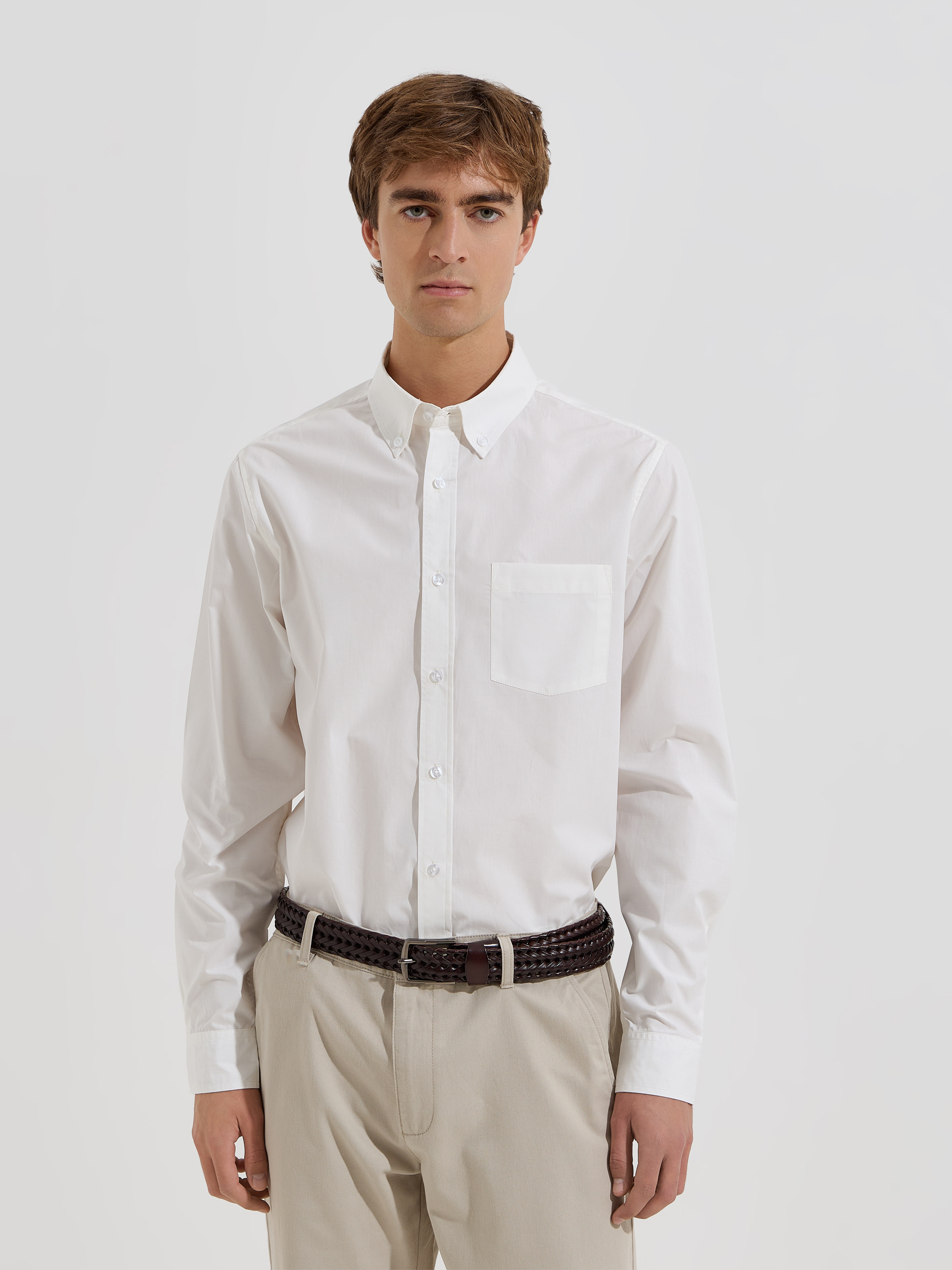 Camisa clássica com bolso