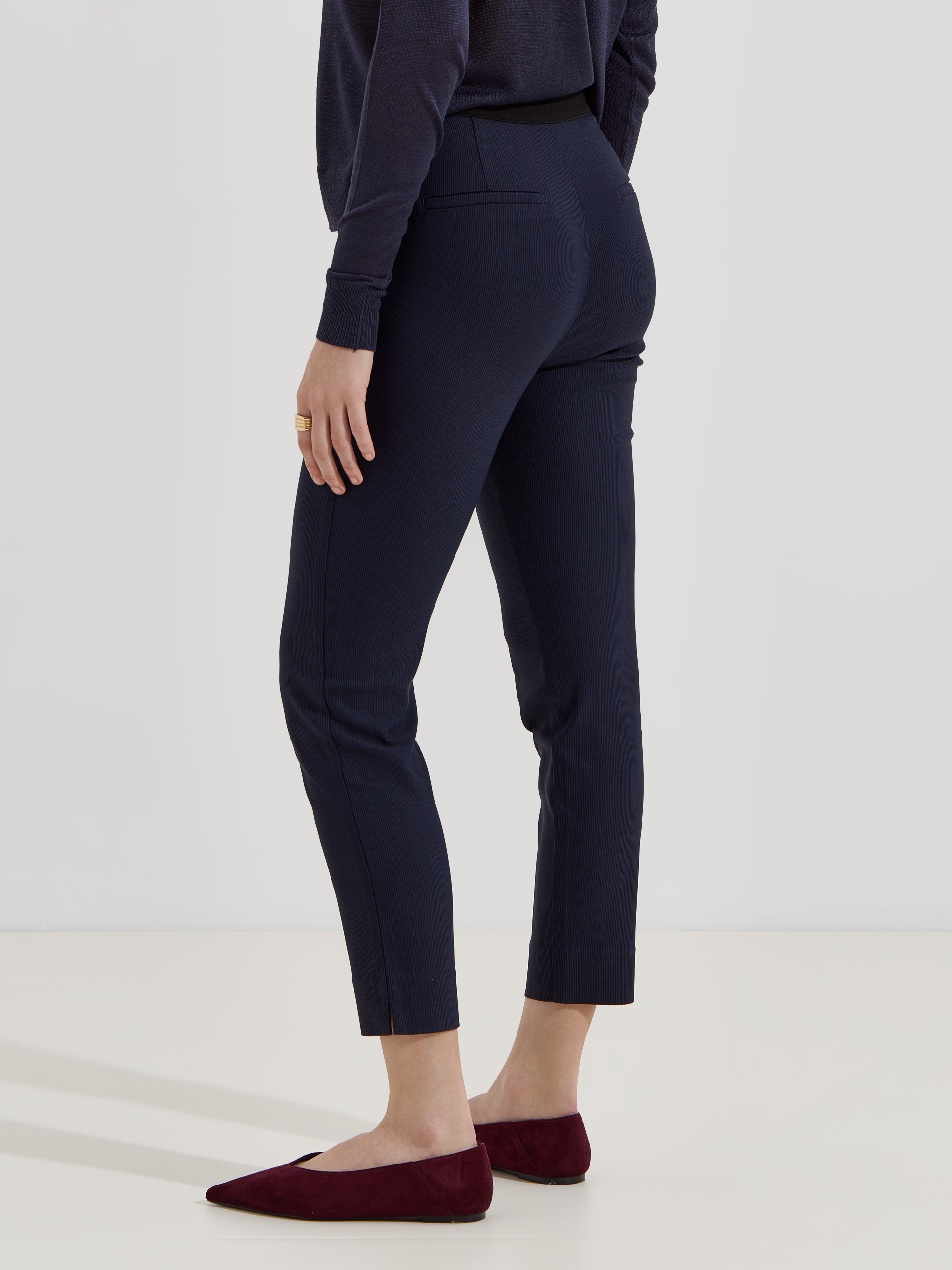 Calças de tecido clássicas