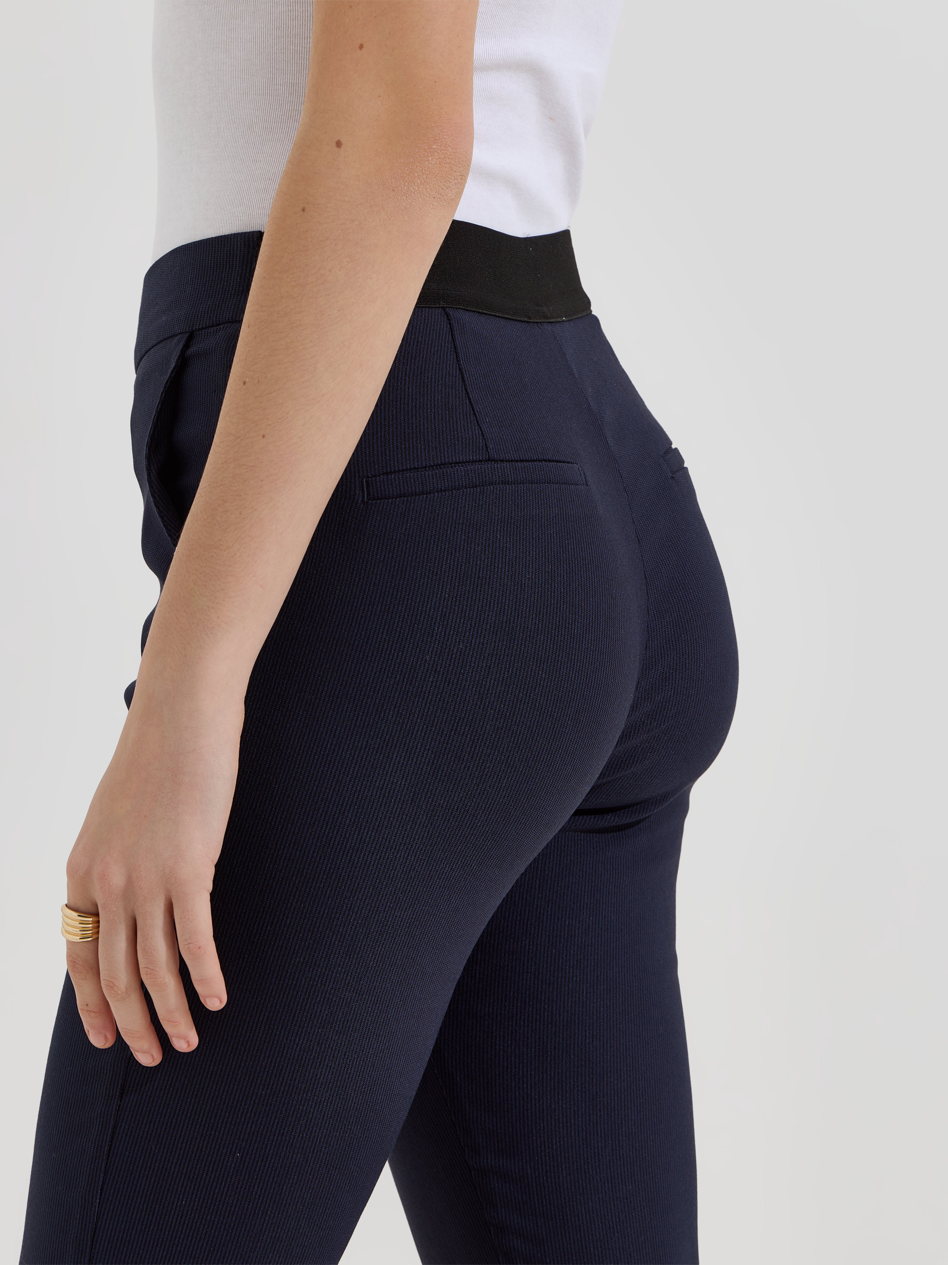 Calças de tecido clássicas