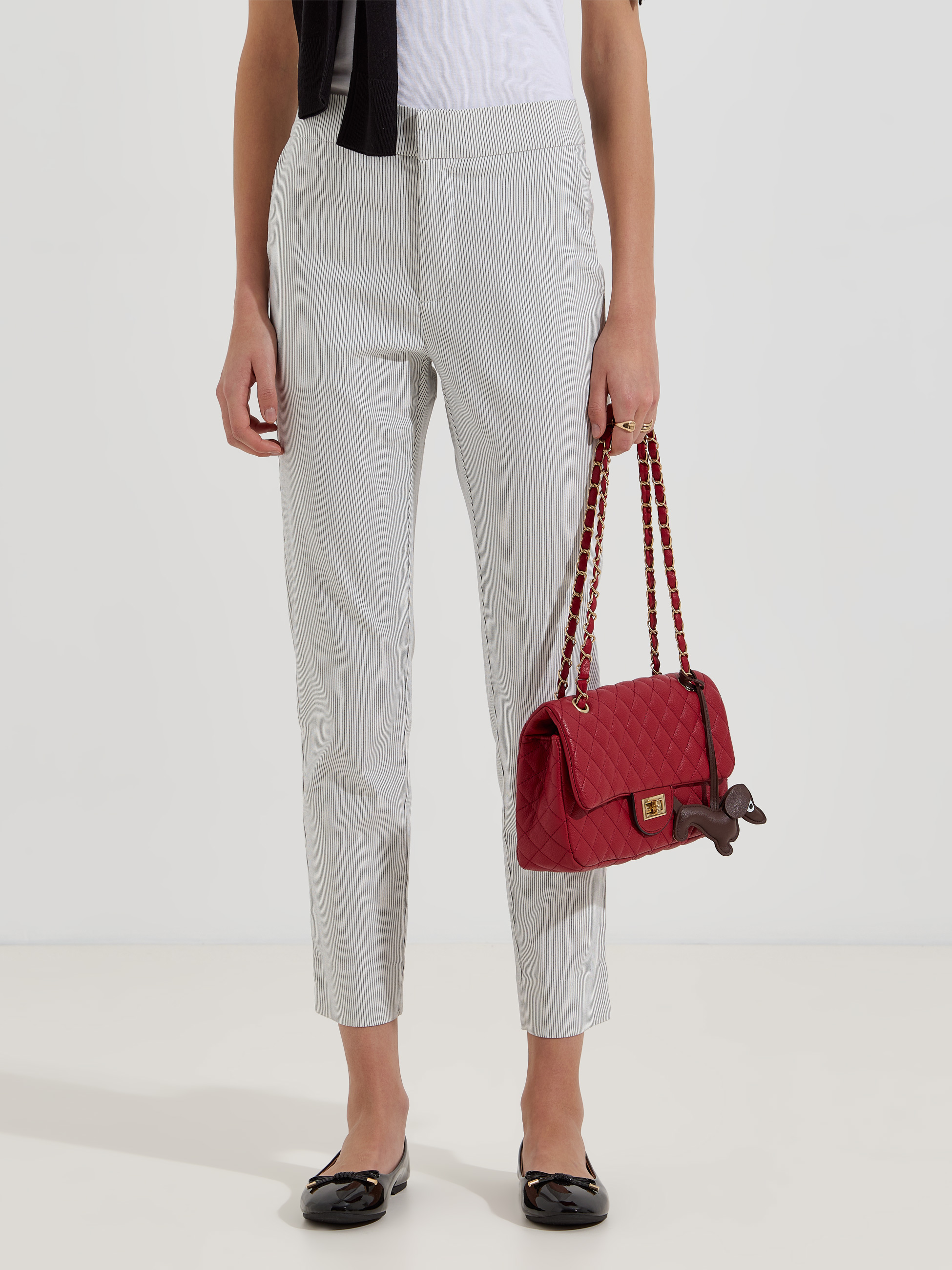 Calças de tecido clássicas