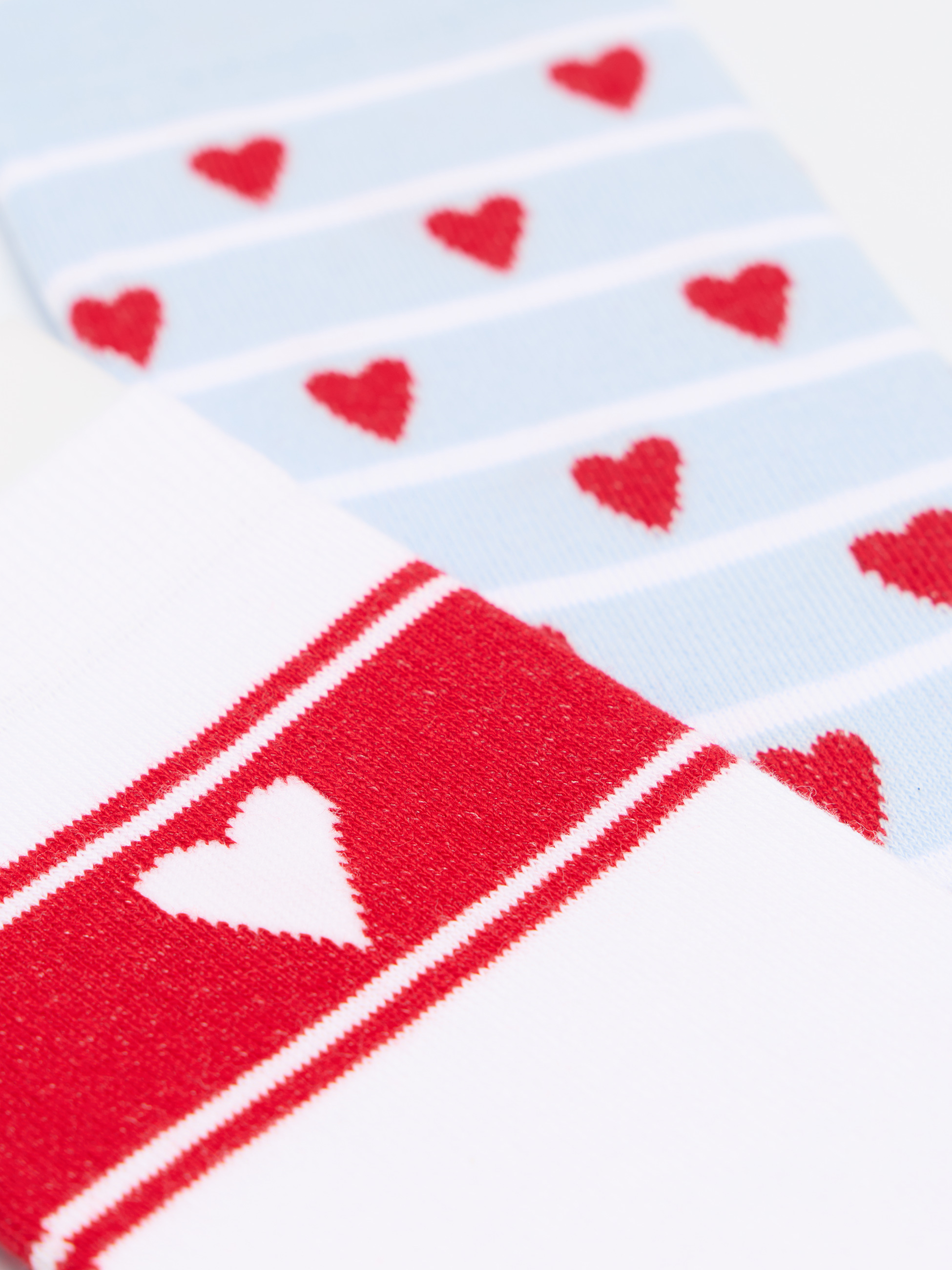 Pack de 2 meias com corações