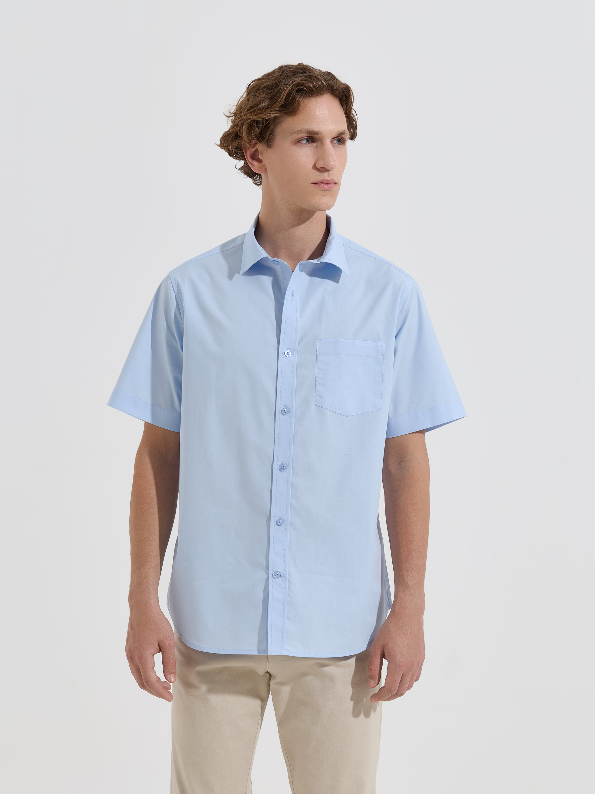 Camisa de manga curta com bolso