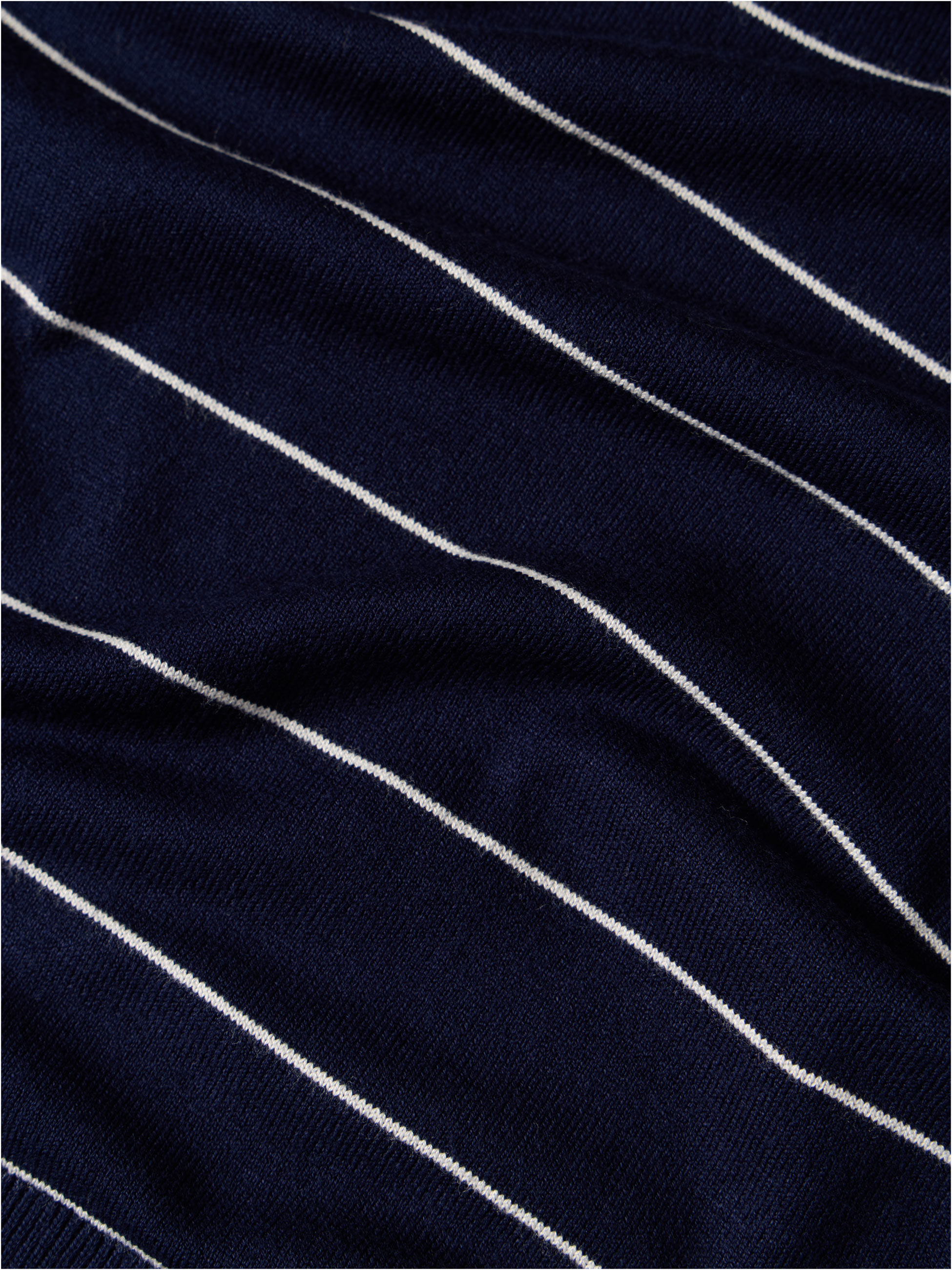 T-shirt de malha às riscas