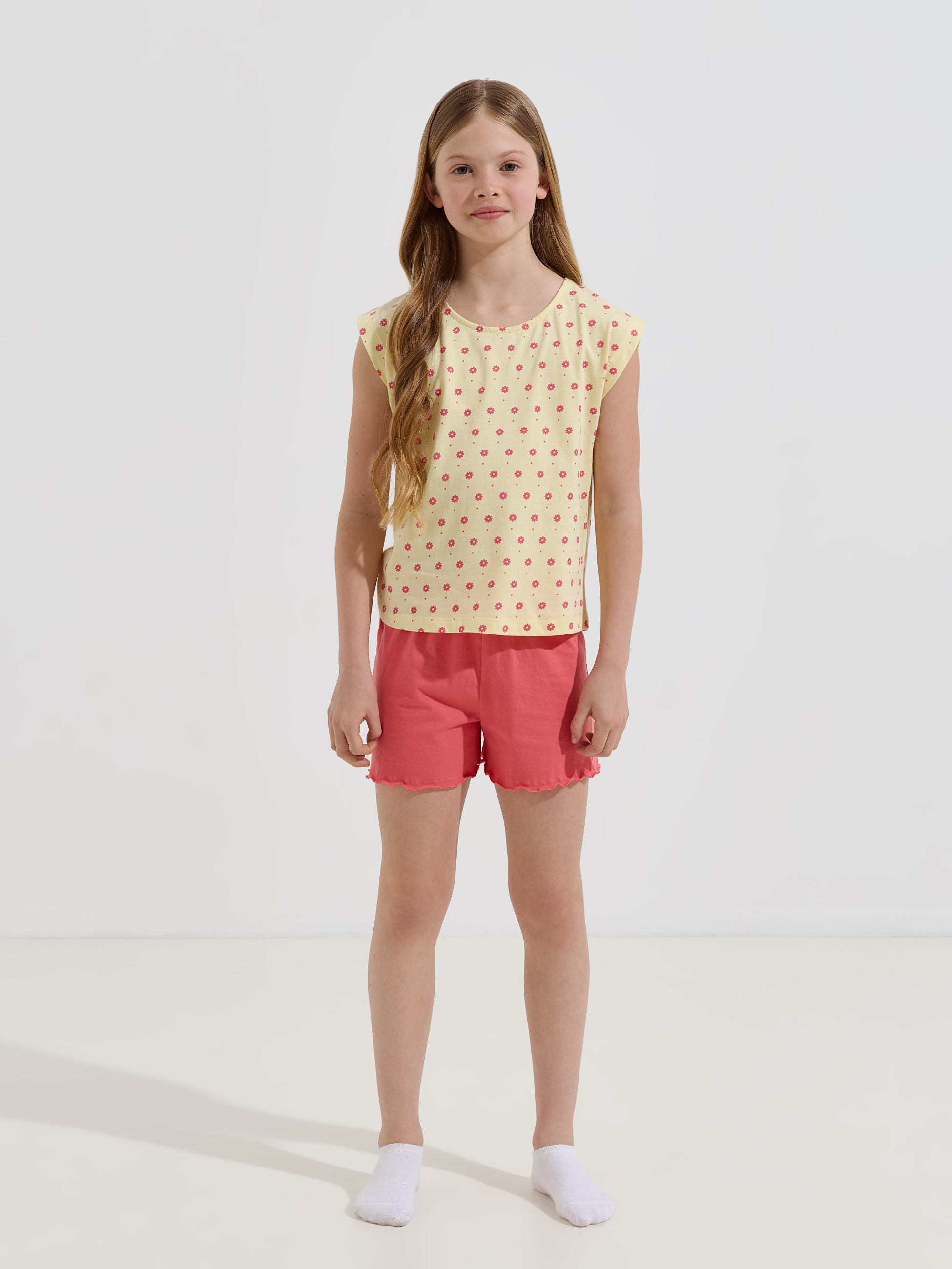Pijama curto estampado